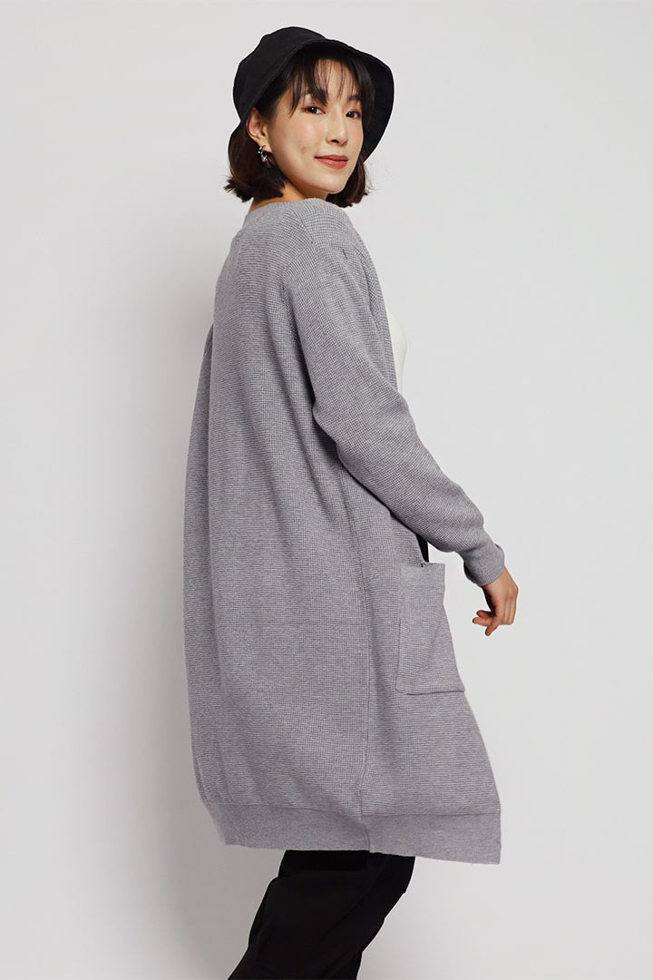 Romary Knit Cardigan in Grey