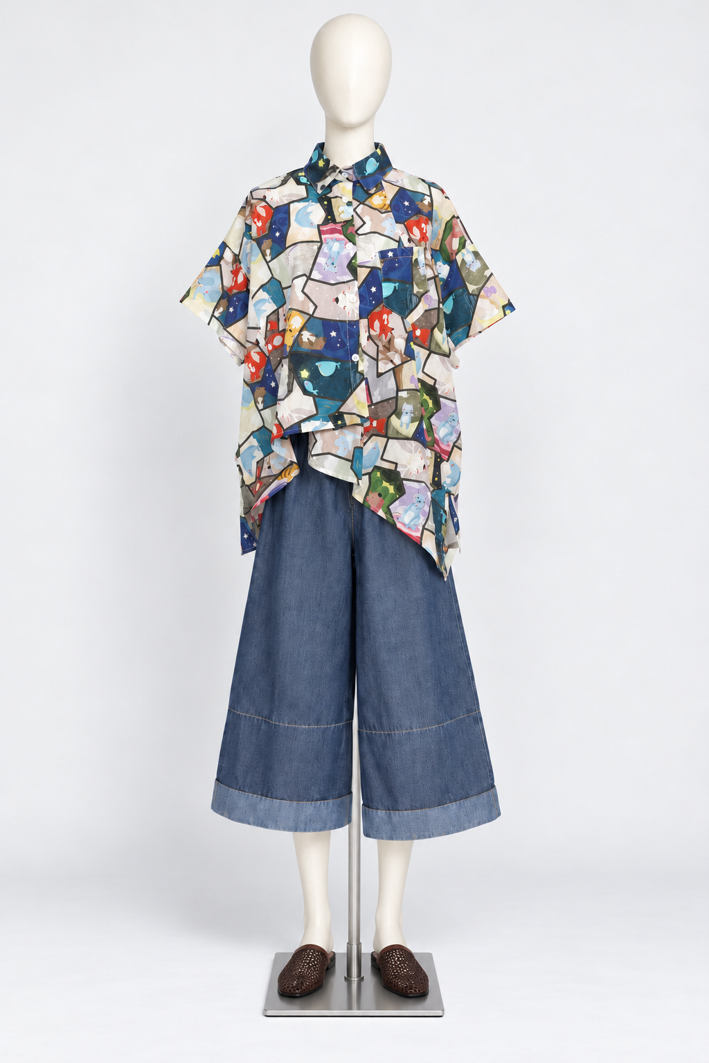 PO - Tisha Colourful Animal Printed Top