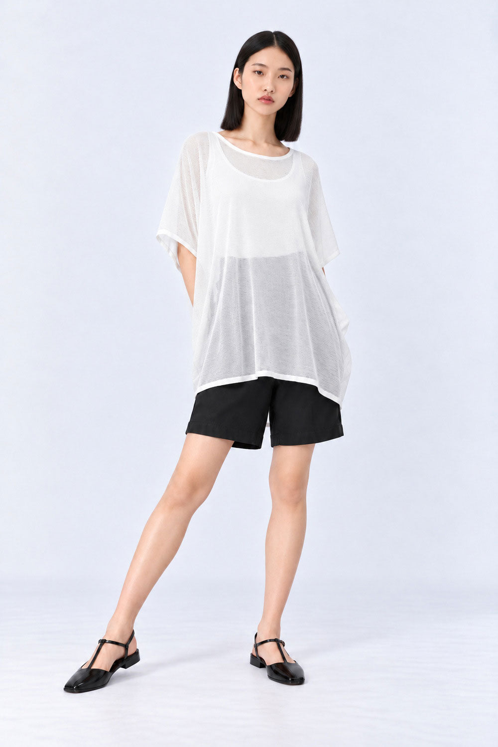 Cora Knit Top in White