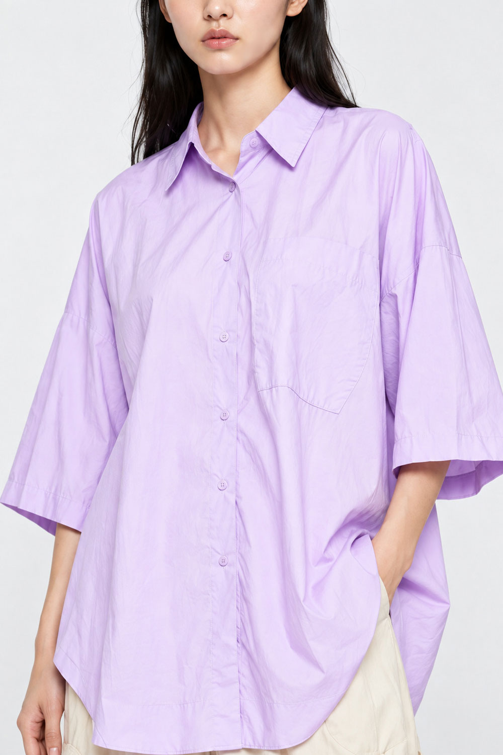 Ven Shirt in Purple Pink
