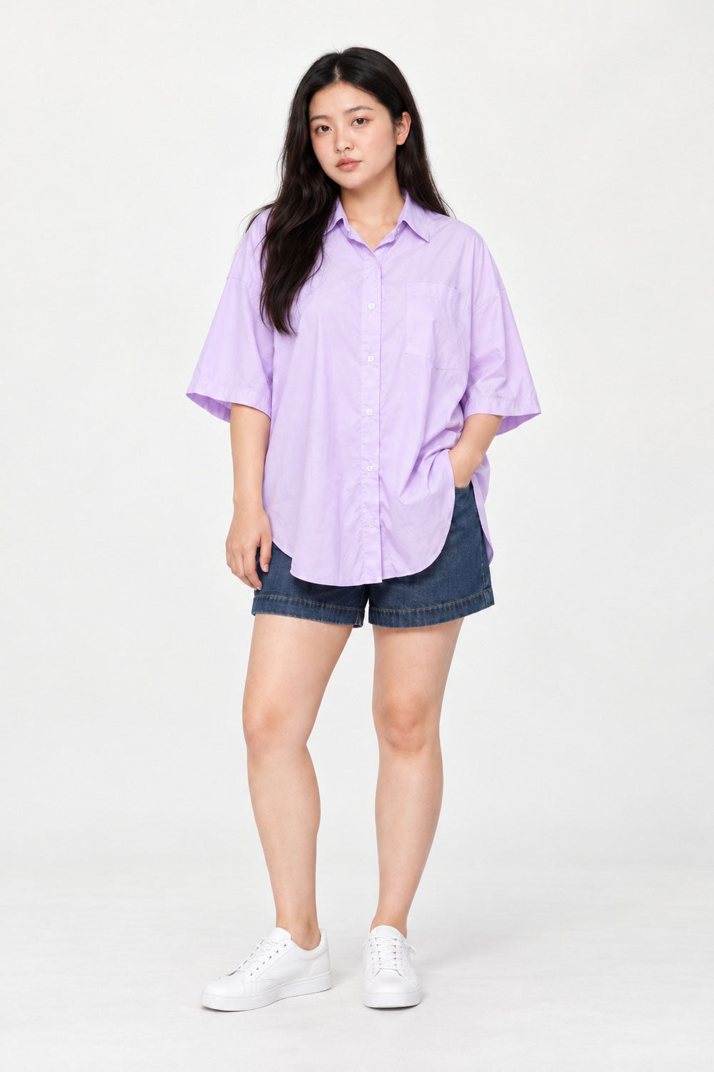 Ven Shirt in Purple Pink