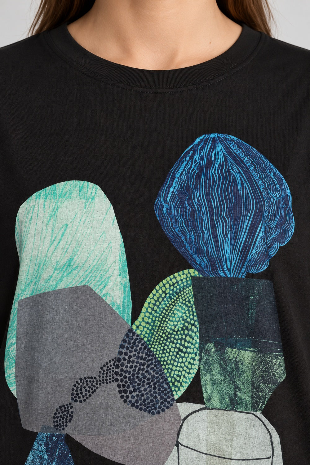 Raenelle Abstract Printed Top
