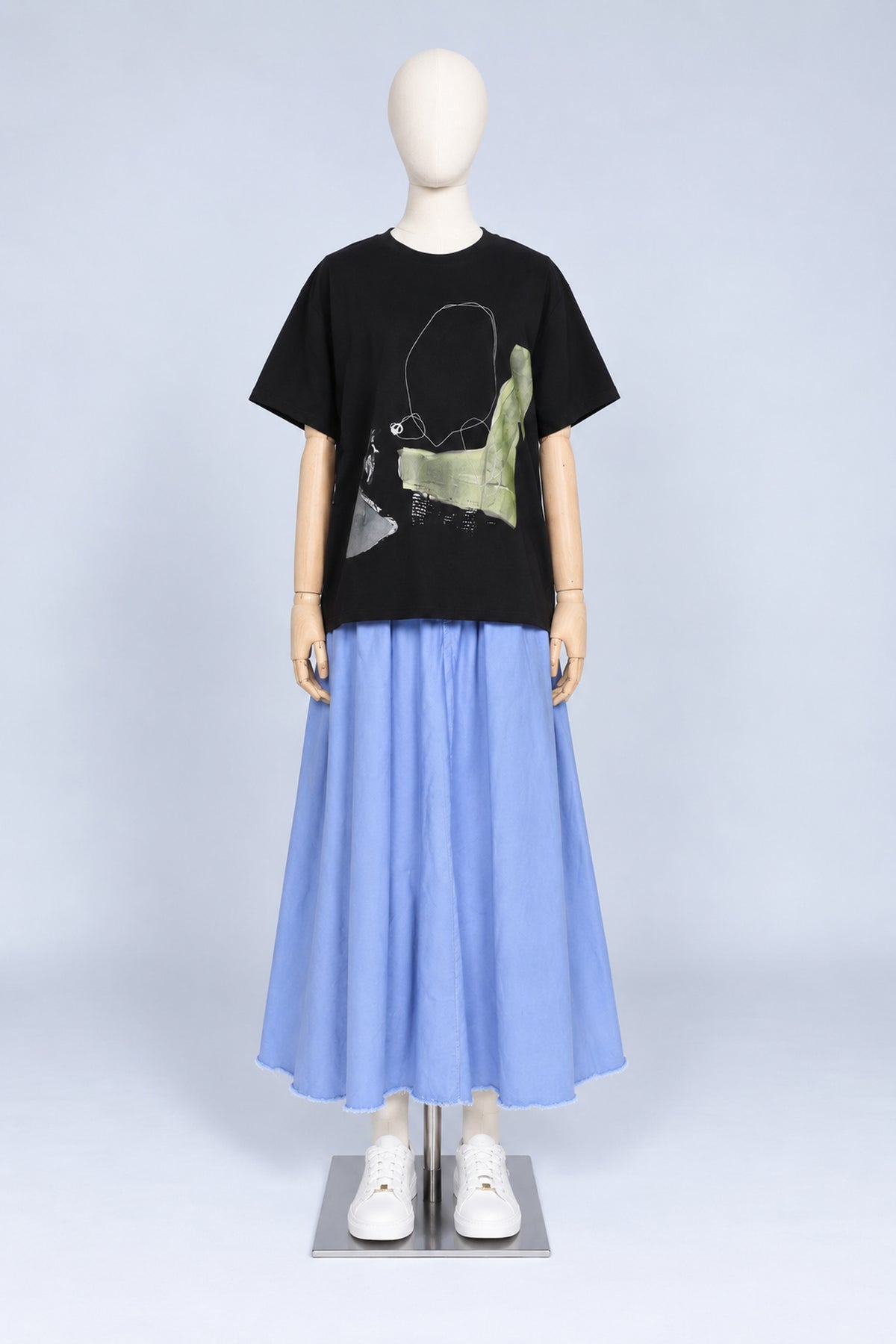 PO - Spor Abstract Printed Top