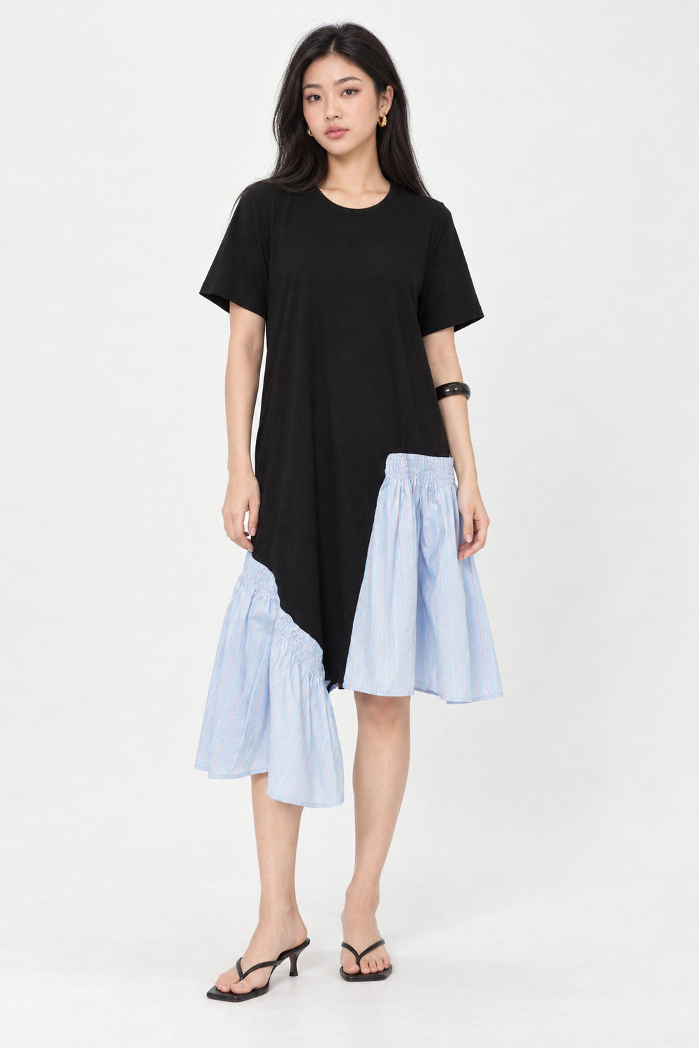Porto Dress in Seabreeze Stripes