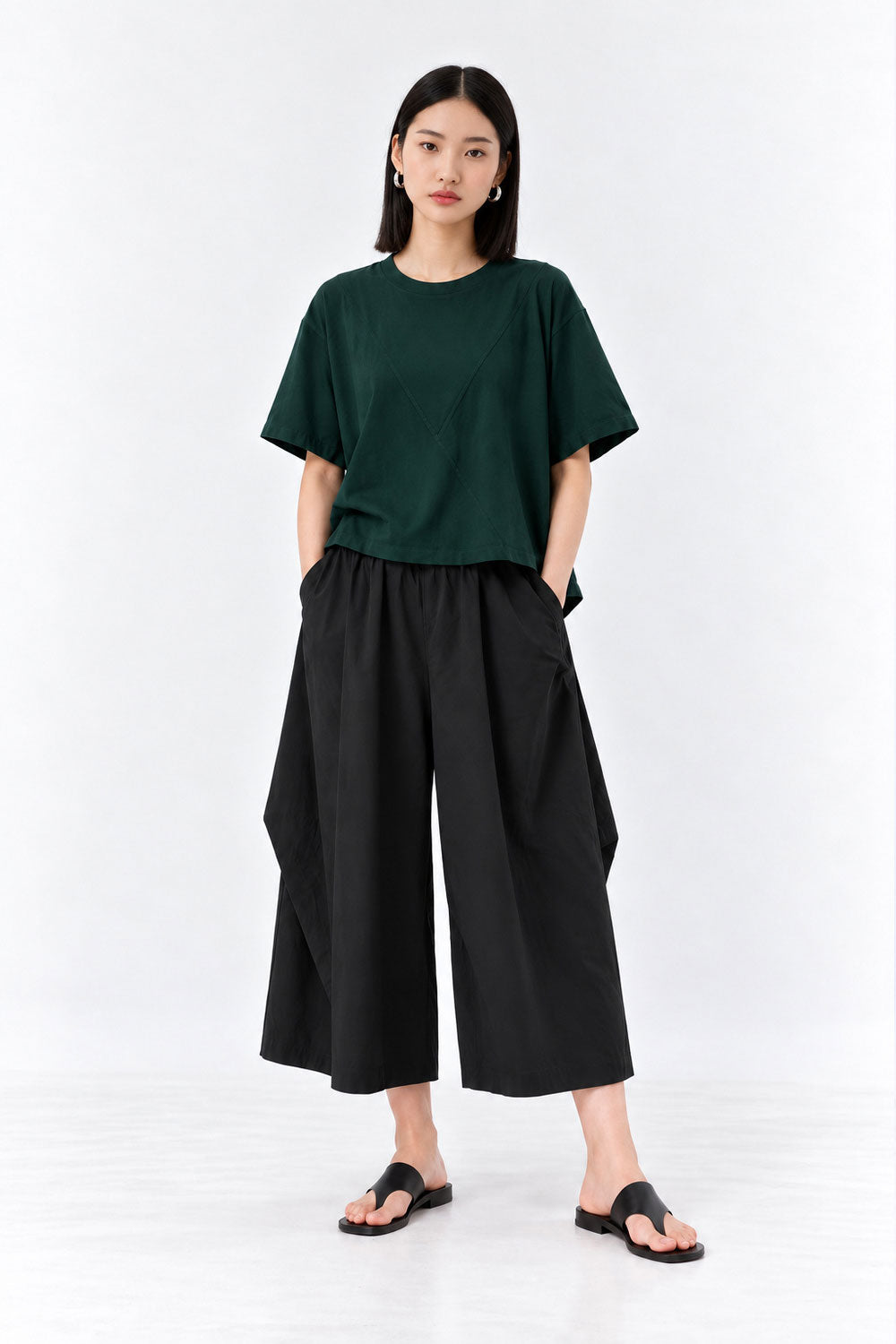 Backorders Dreama Culottes in Black