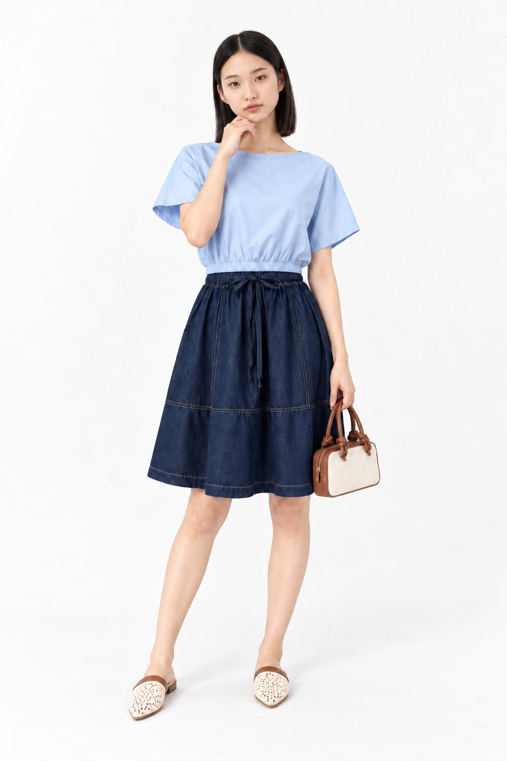Jovana Denim Skirt
