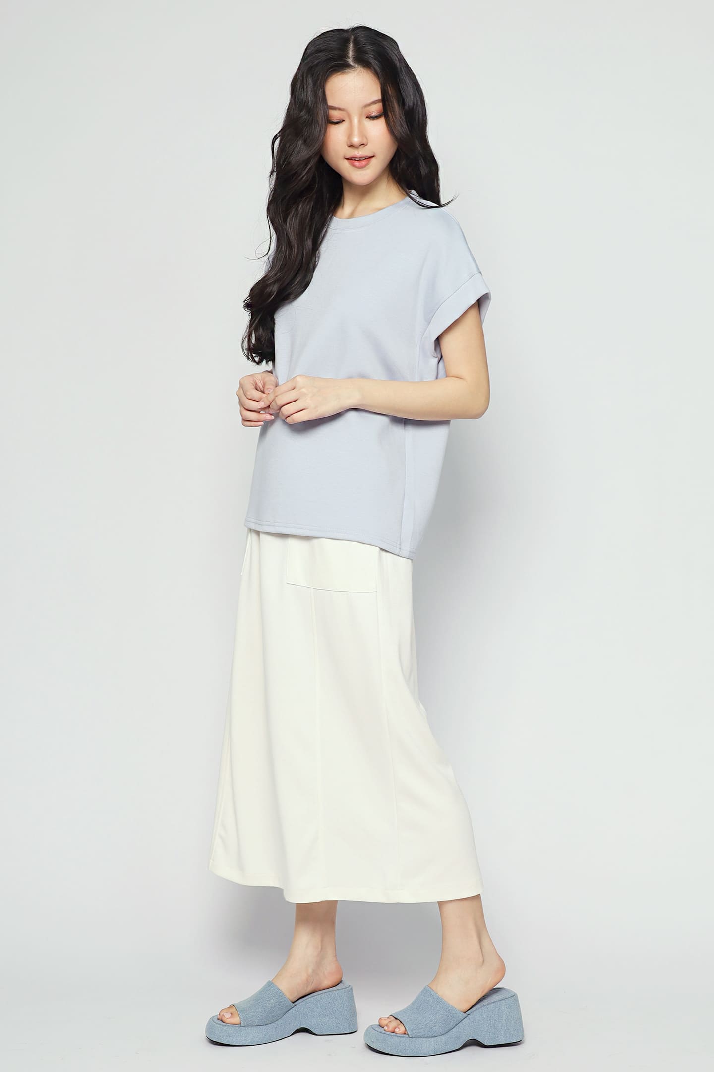 JOY - 24/7 Top in Baby Blue