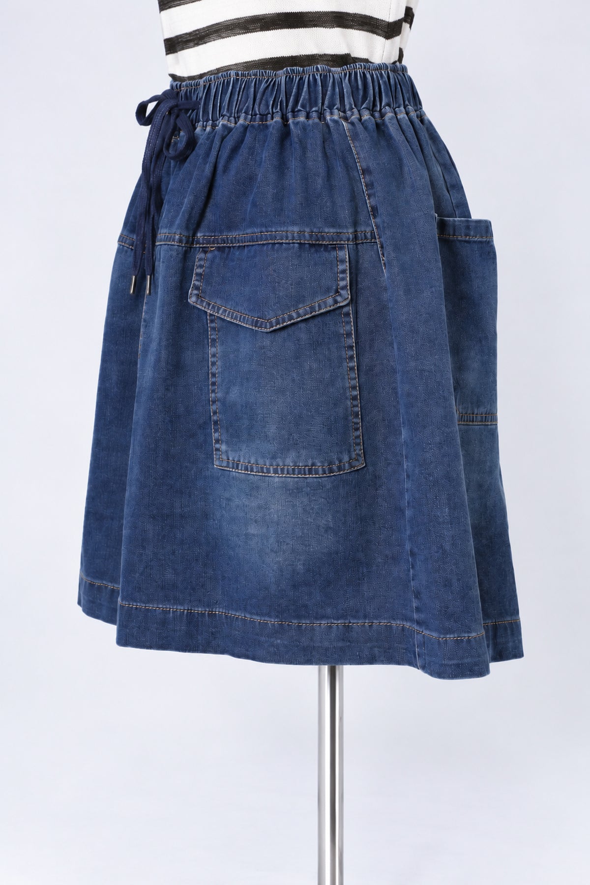 PO - Chell Denim Shorts in Dark Blue