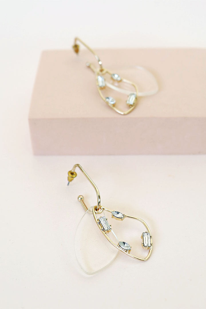 Irregular Shape Drop Earrings