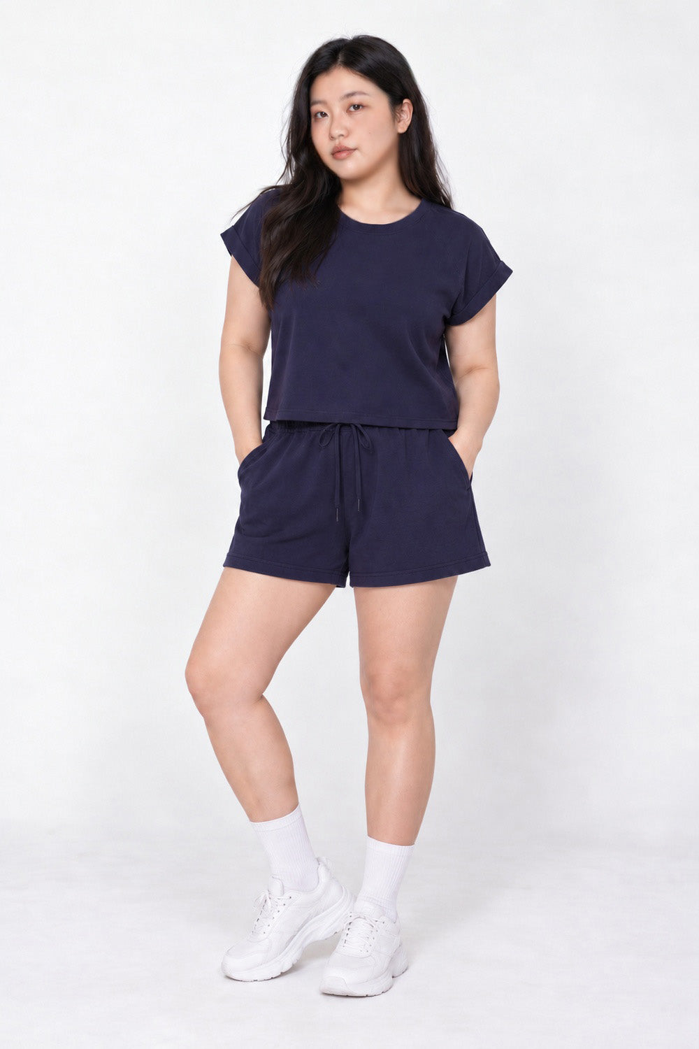 JOY - Play Day 2 in 1 Shorts Set in Blue