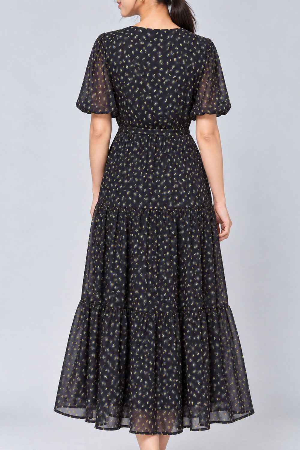 Keisha Dress in Blue Willow