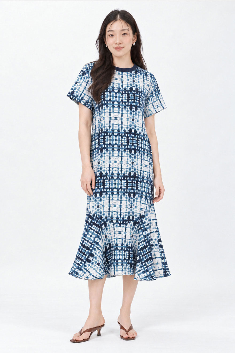 Gisele Dress in Lagoon Drift