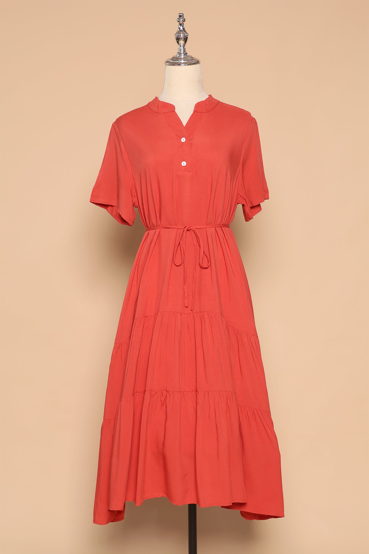 PO - Amarisa Dress in Burnt Orange