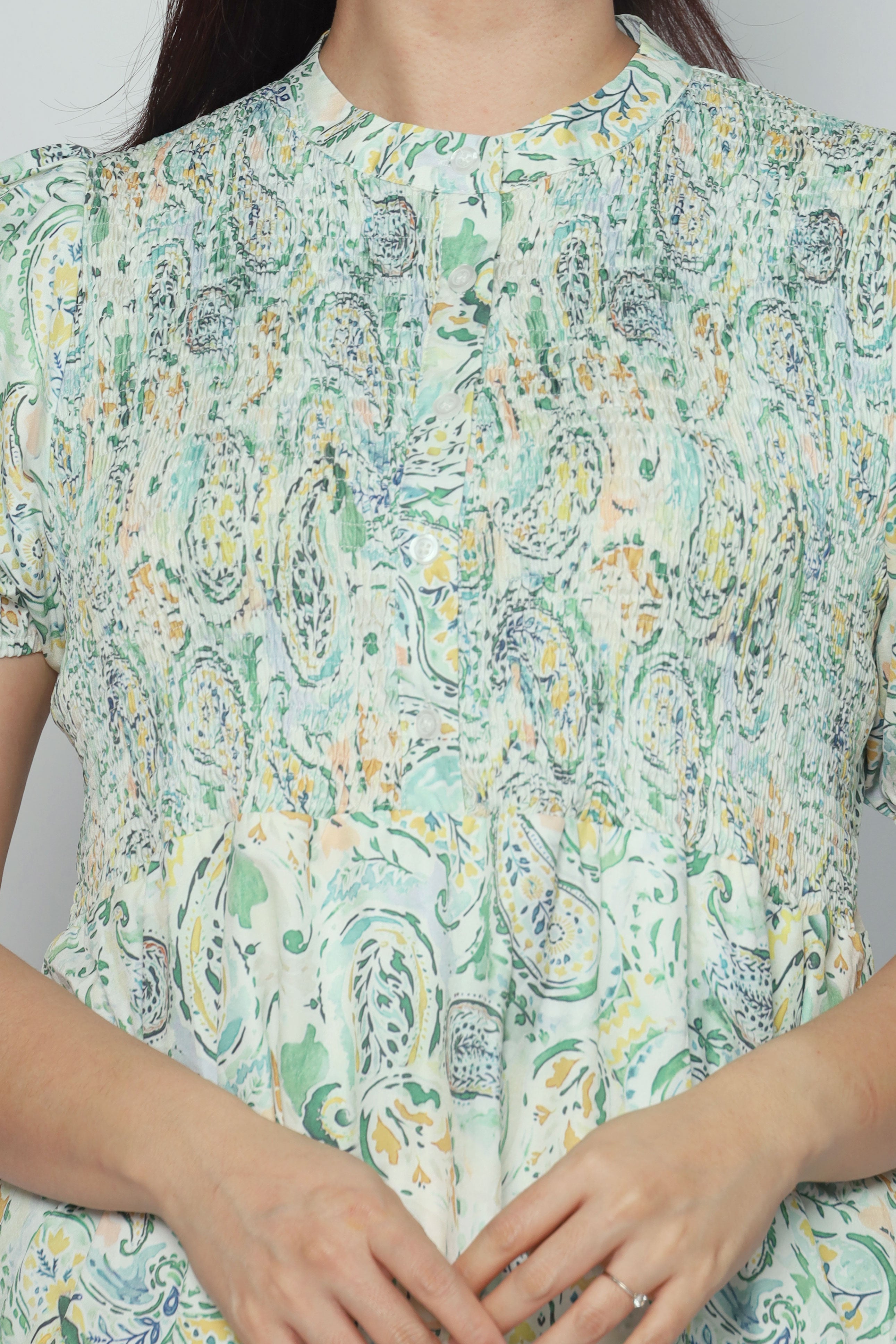 Ariel Dress in Whisper Paisley