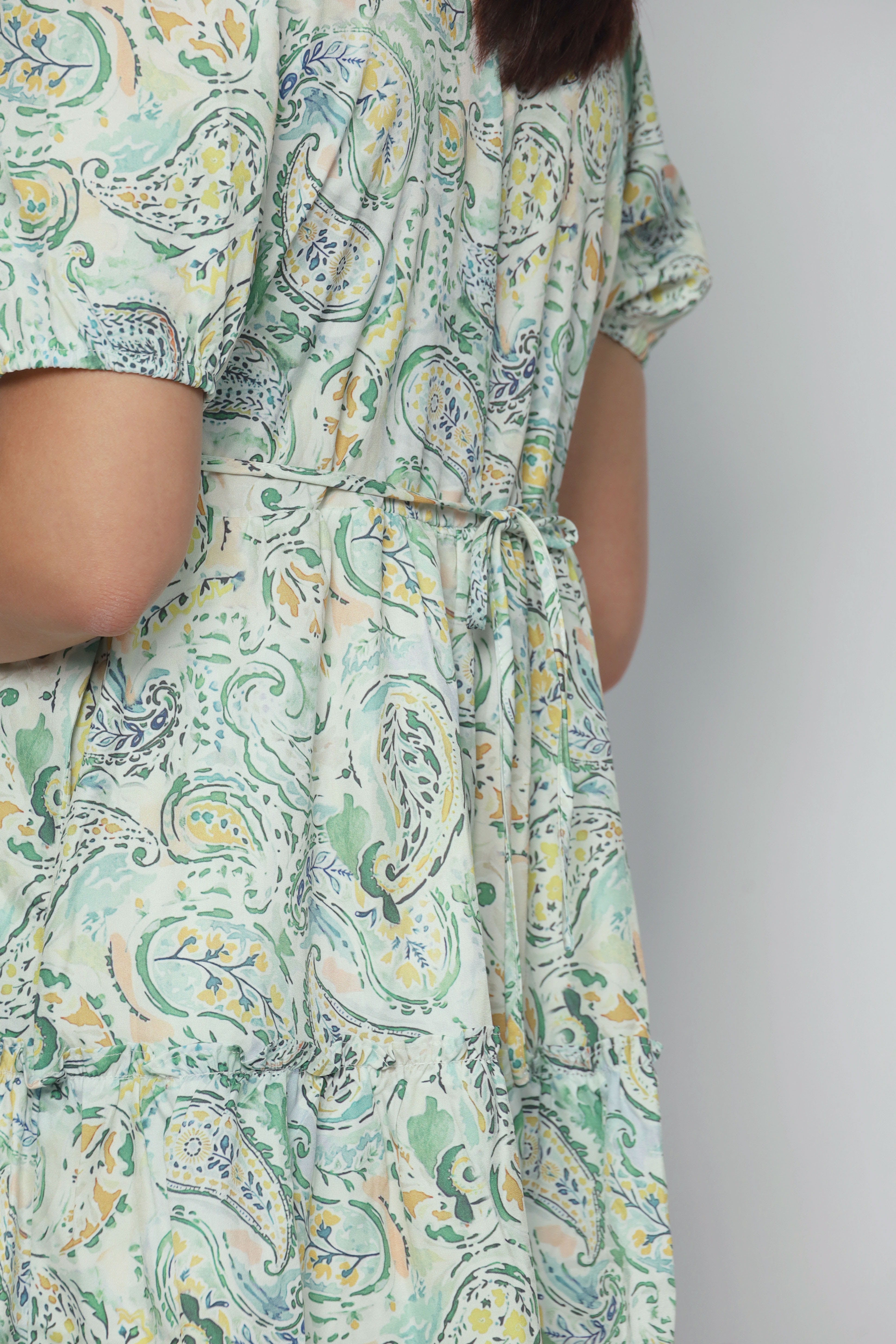 Ariel Dress in Whisper Paisley