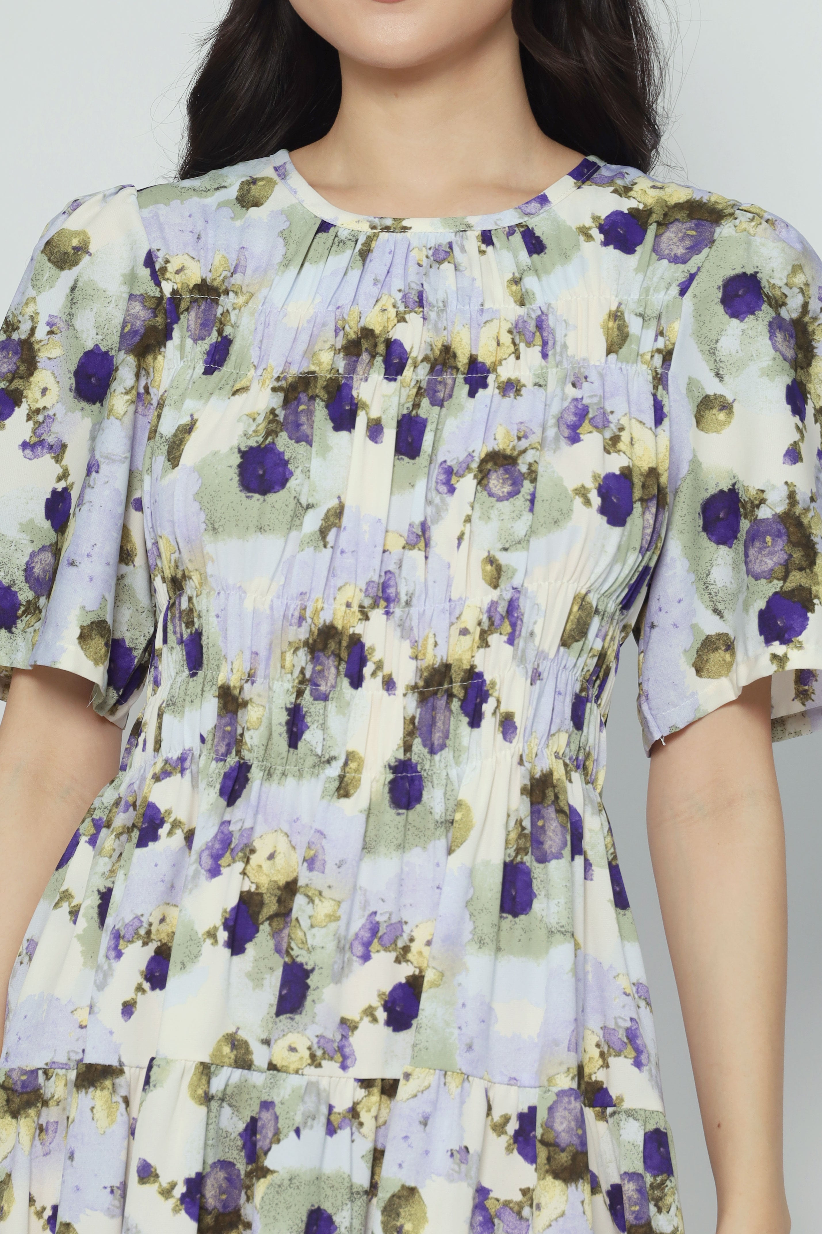 Astha Dress in Petal Pop