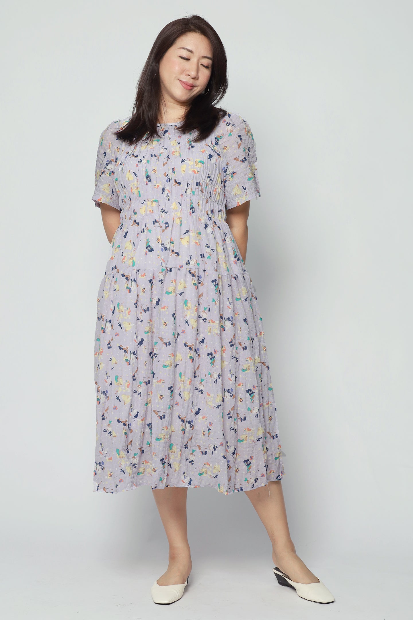 Astha Dress in Purple Dream