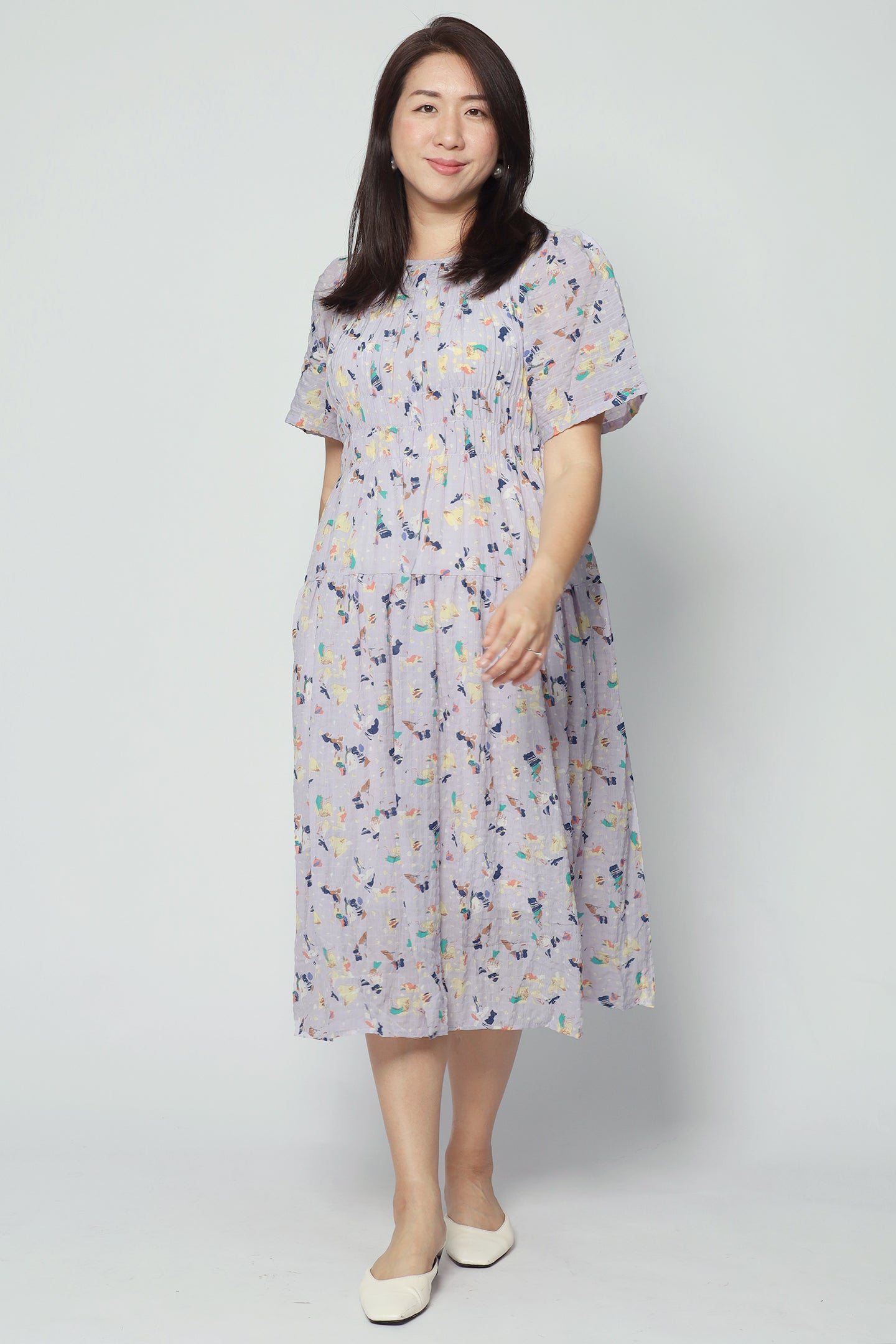 Astha Dress in Purple Dream