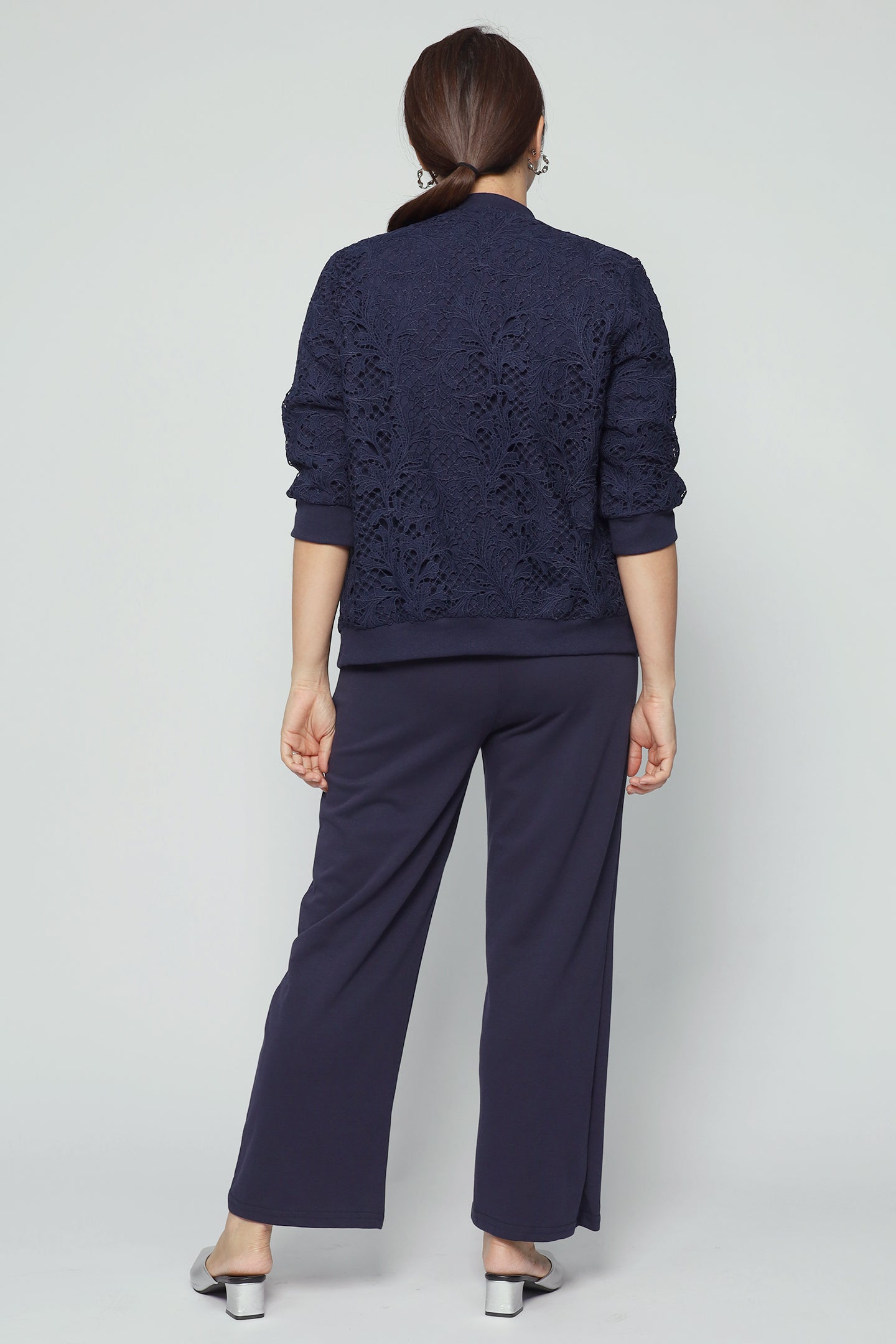 Aubrey Jacket in Blue Lace