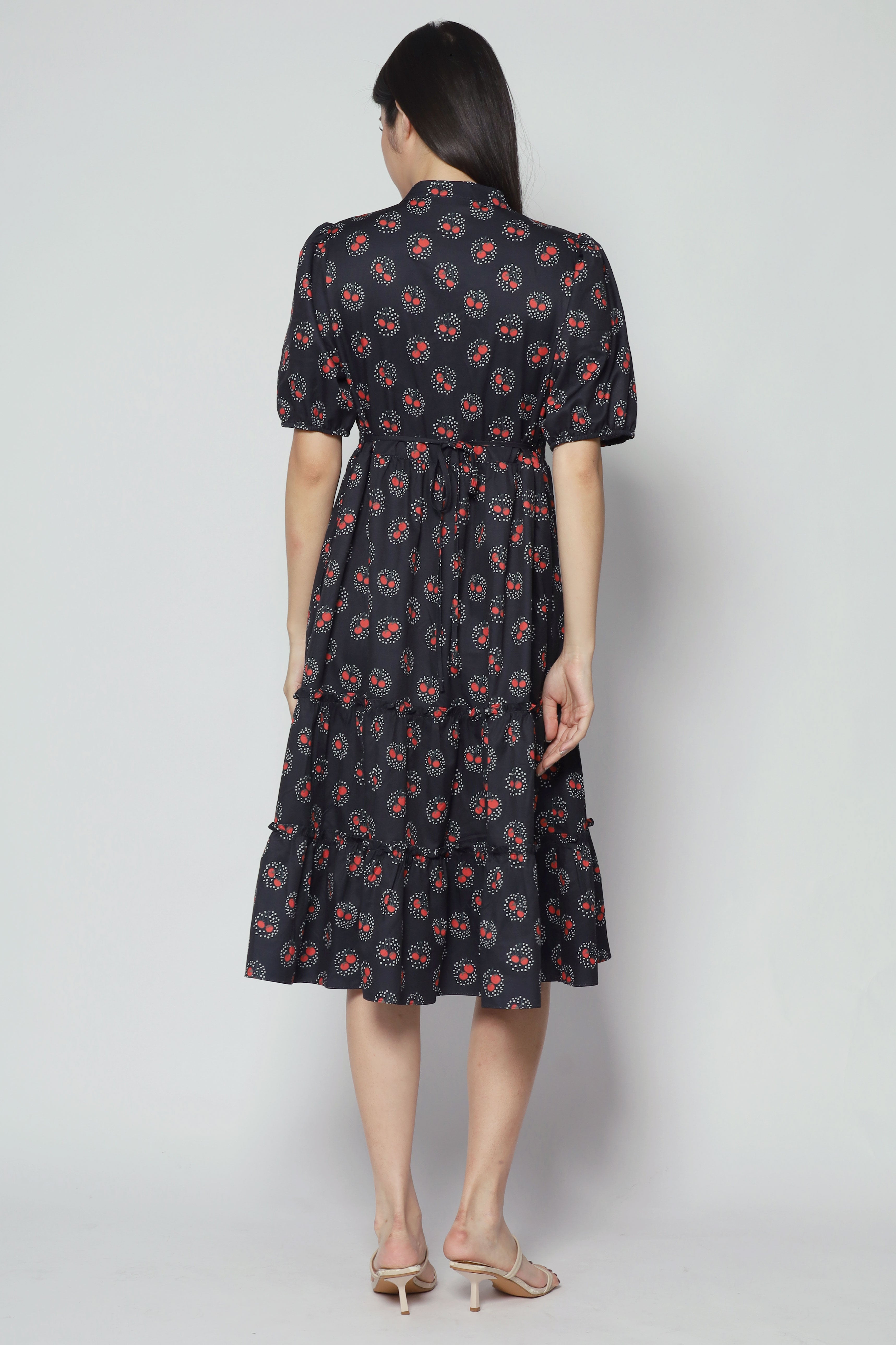 Aurora Dress in Cherry Tomato