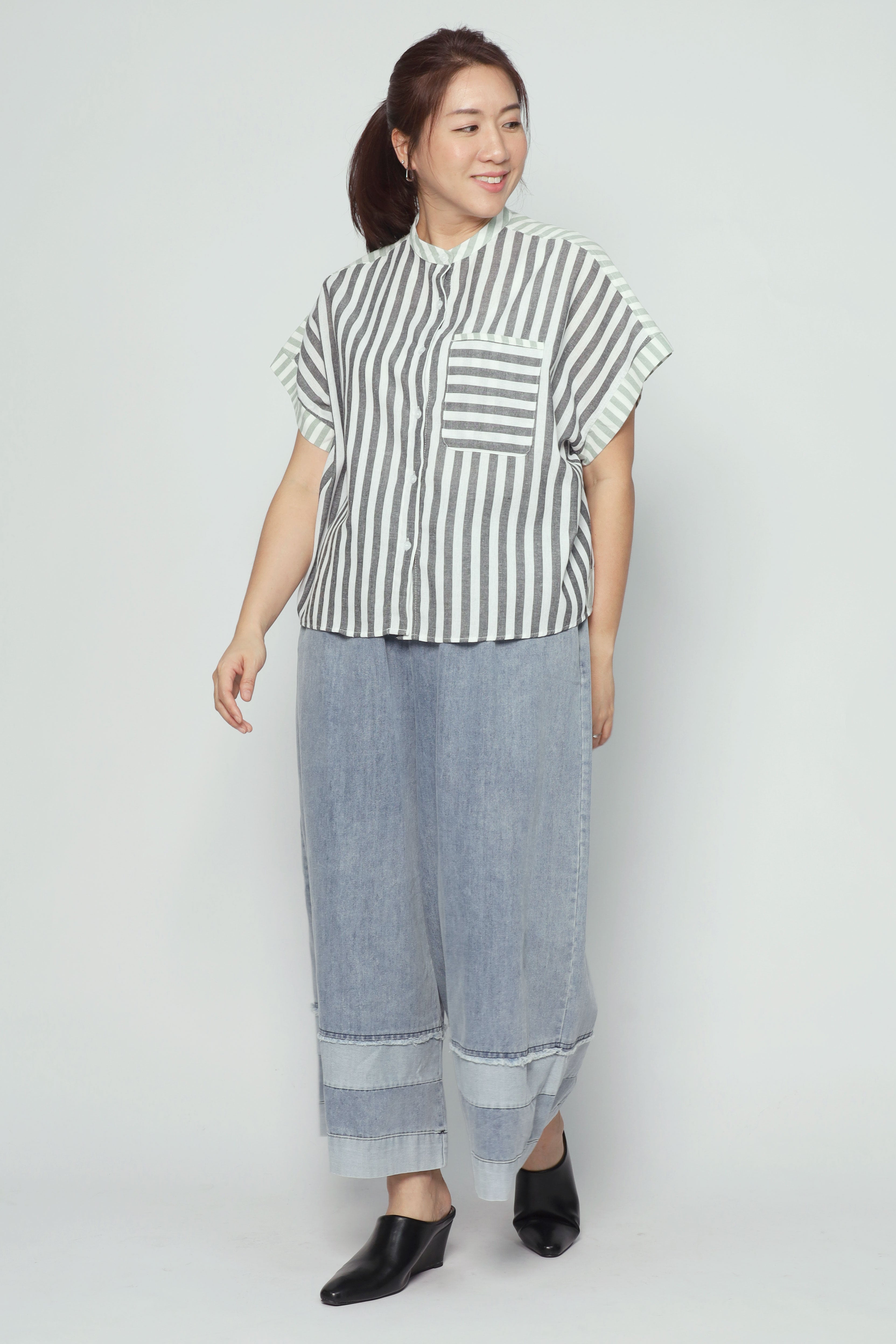 Averie Top in Stripes