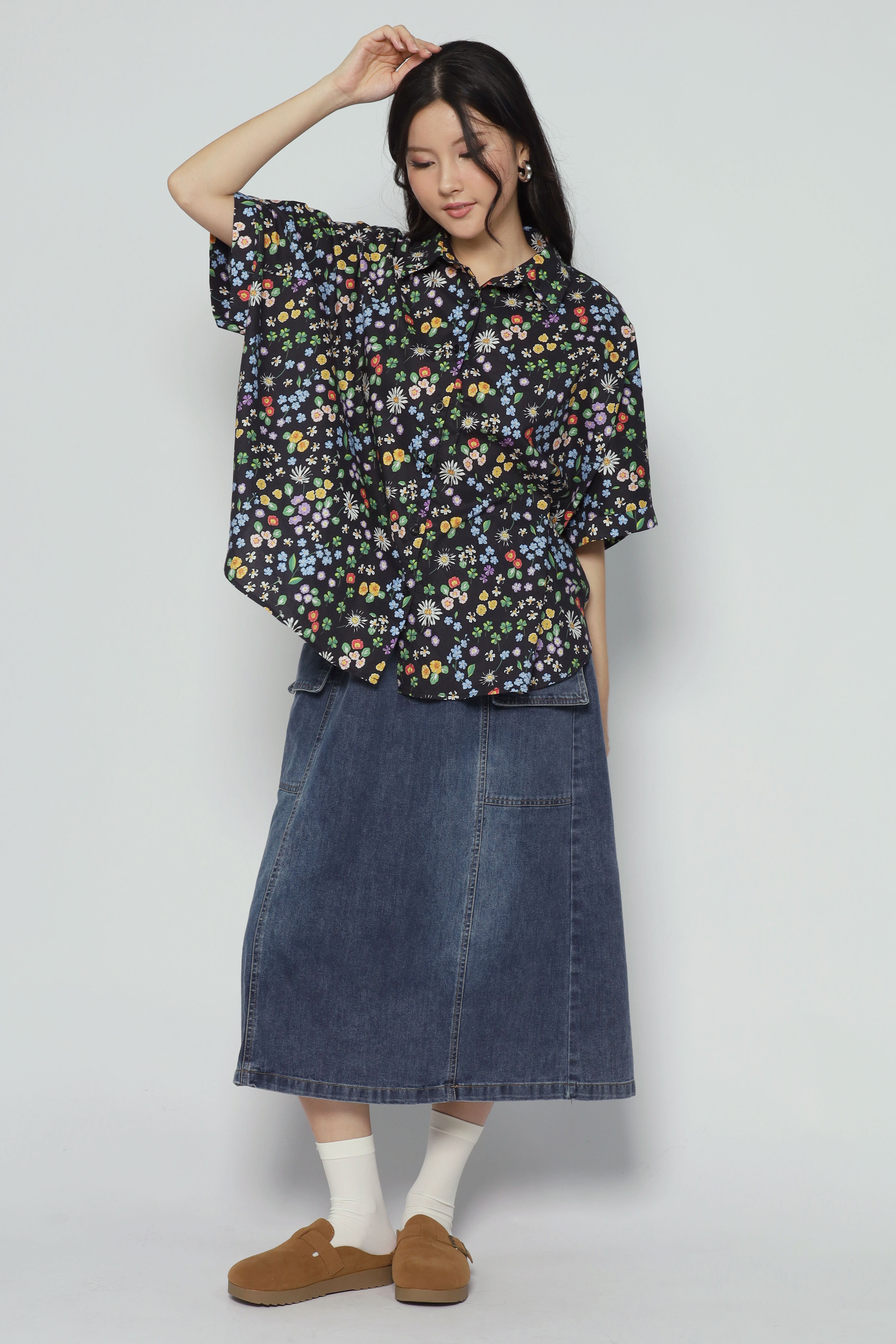 Avo Shirt in Daisy Garden