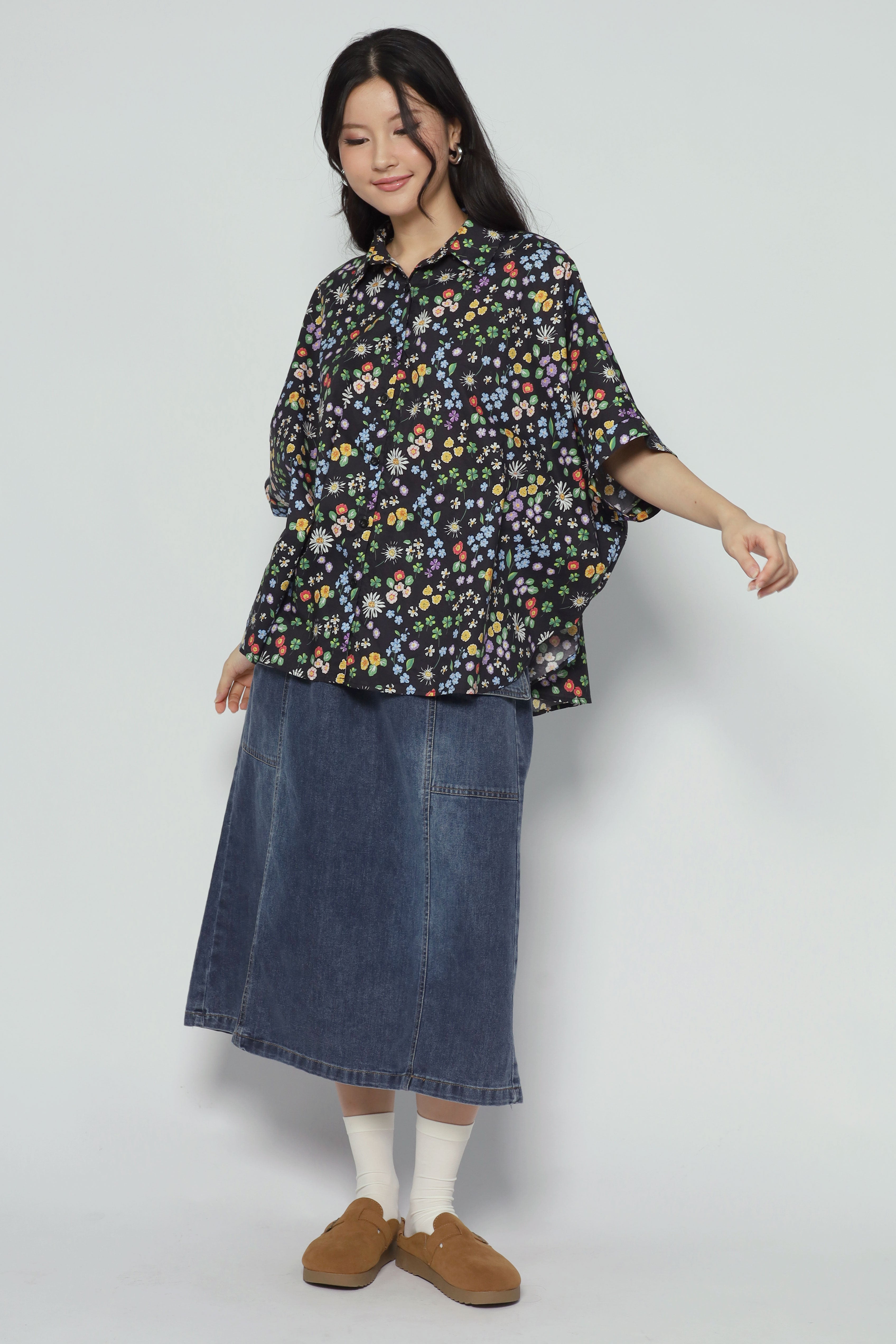 Avo Shirt in Daisy Garden