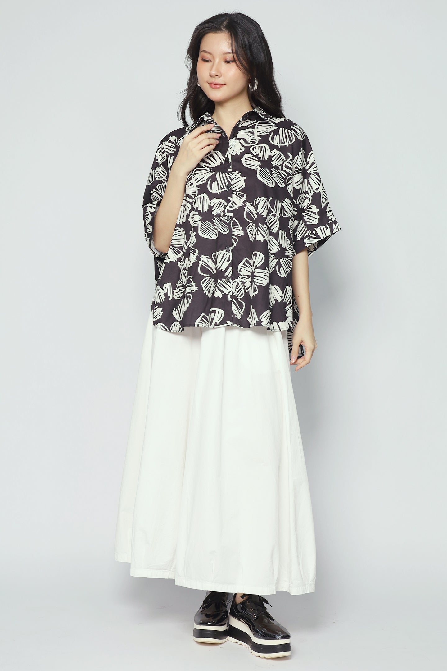 Avo Shirt in Wiggles Scribbles