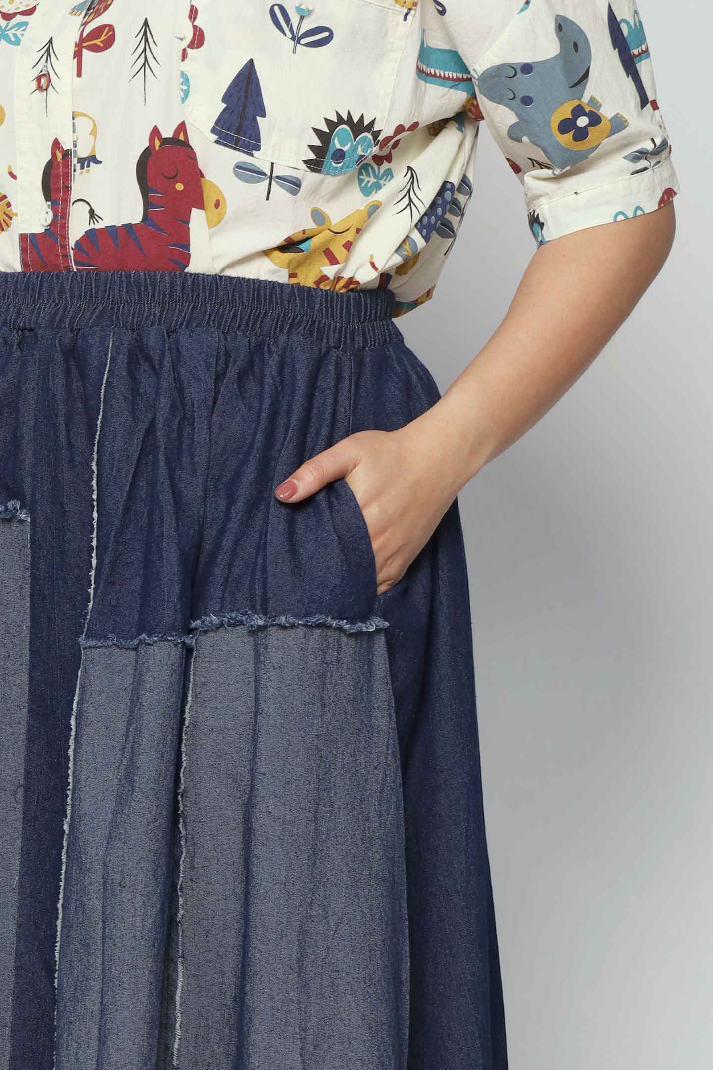 Aily Denim Skirt