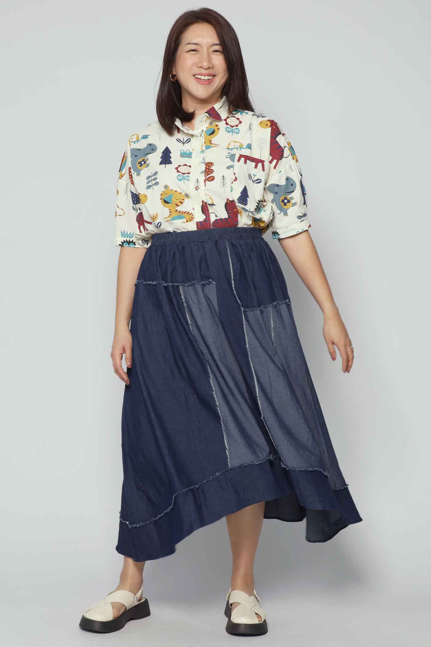 Aily Denim Skirt