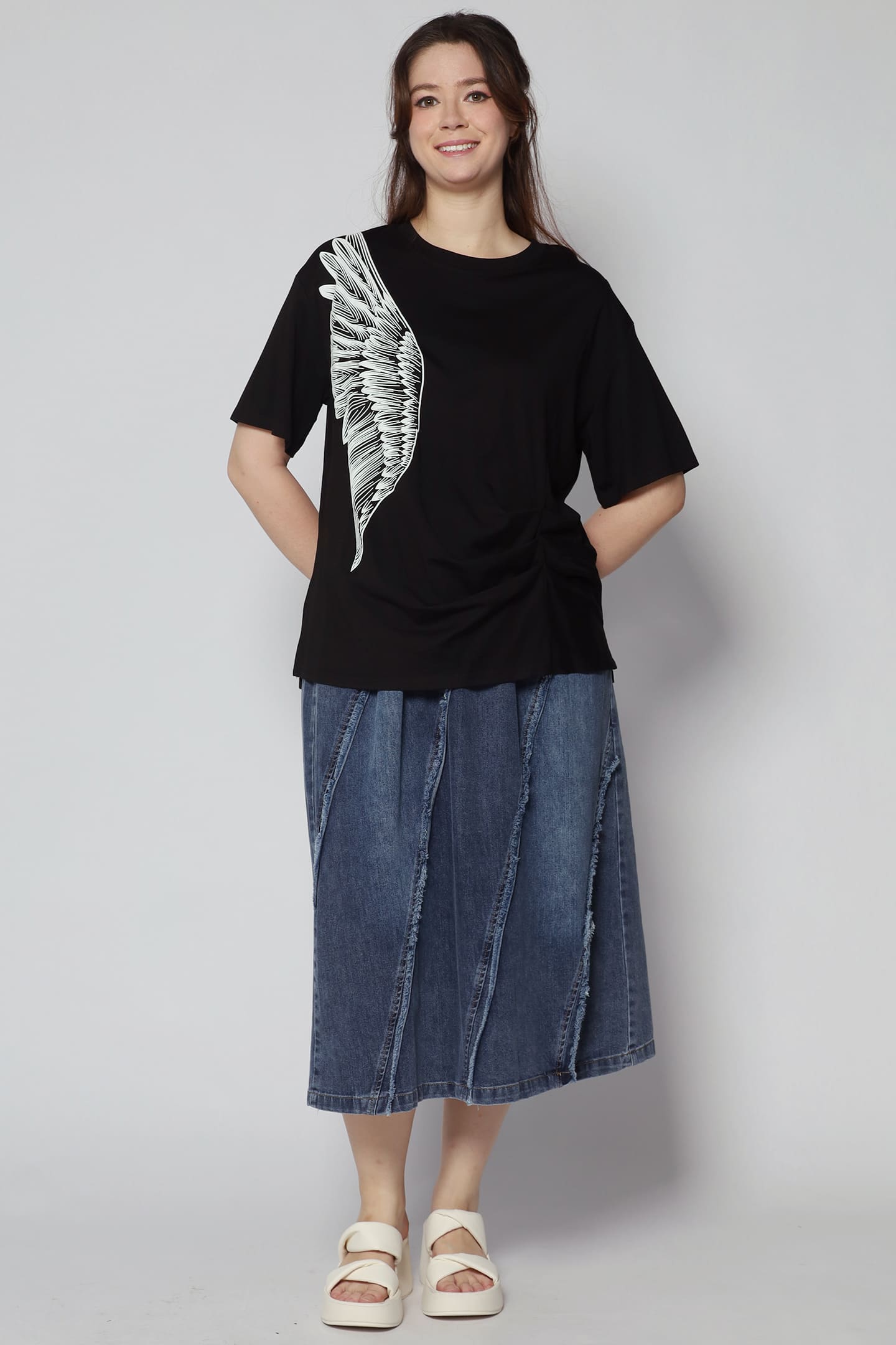 Backorders Angel Wings Printed Top
