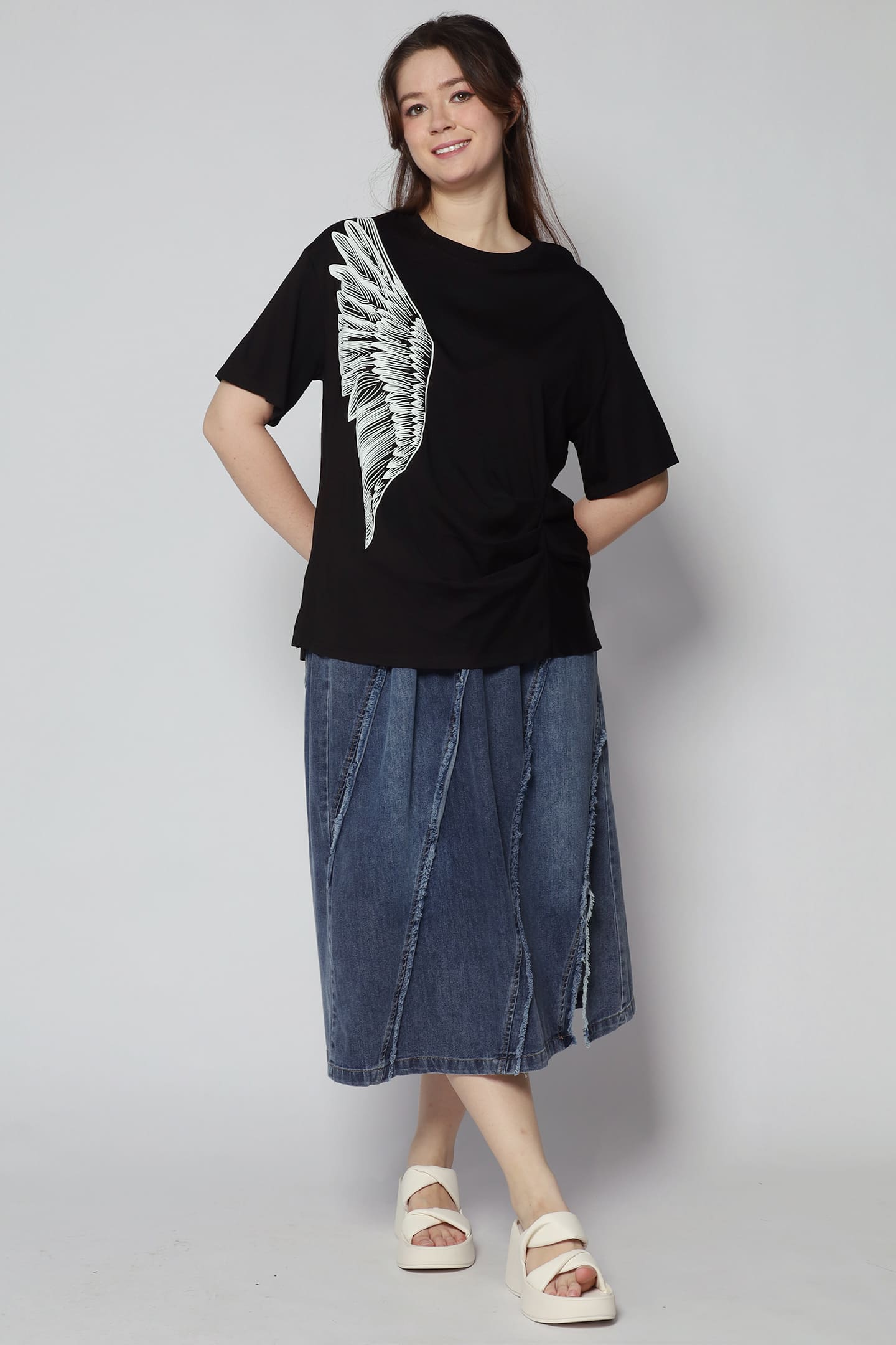 Backorders Angel Wings Printed Top