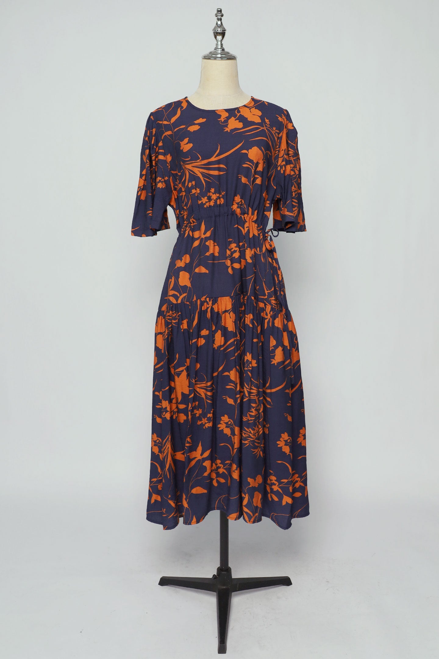 PO - Angelina Dress in Tangerine Garden