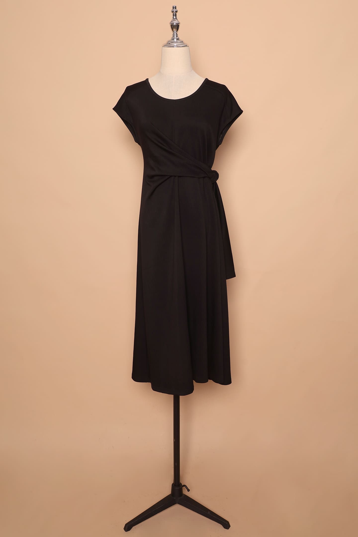 PO - Arisa Tie Dress in Black
