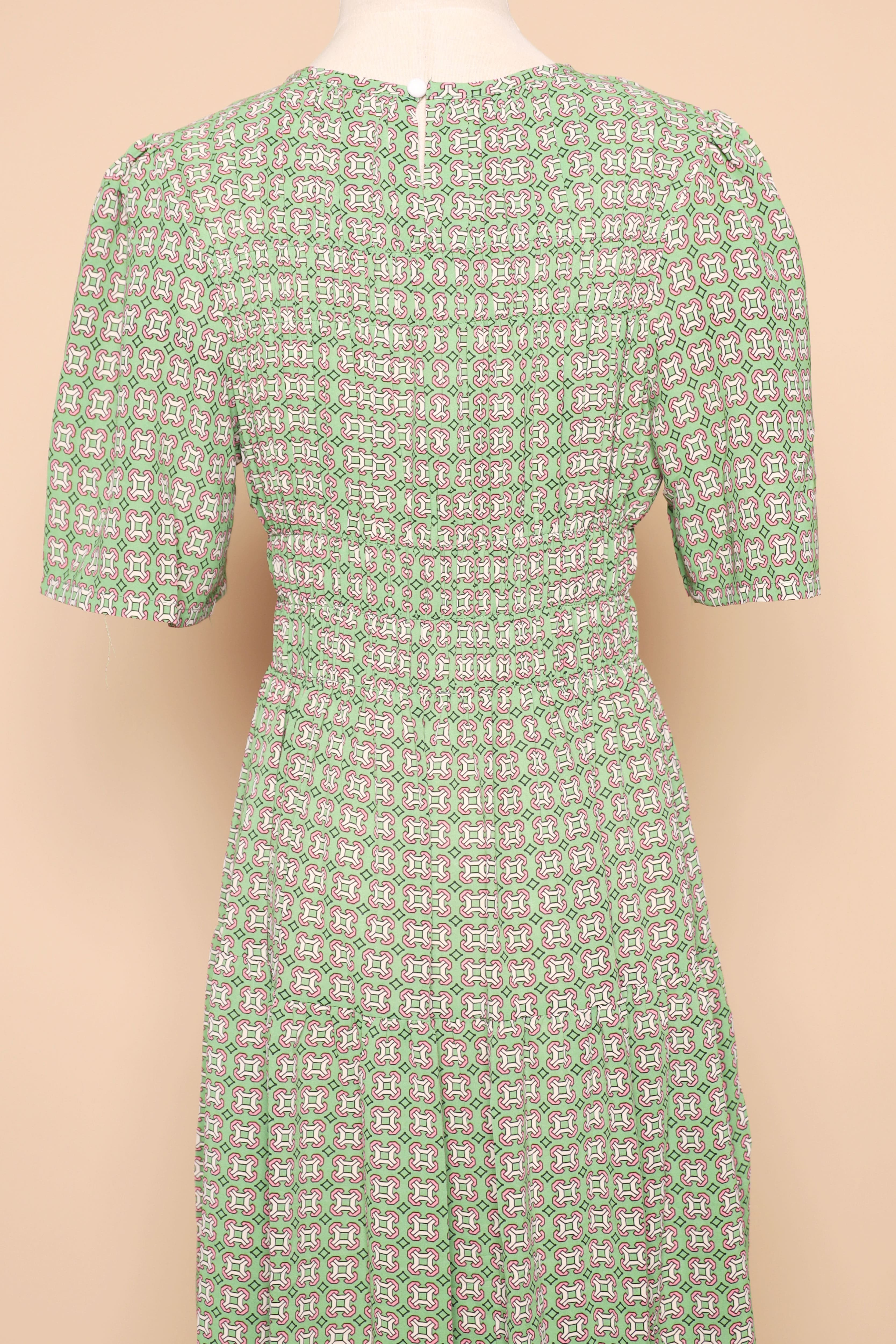 PO - Astha Dress in Green Pattern