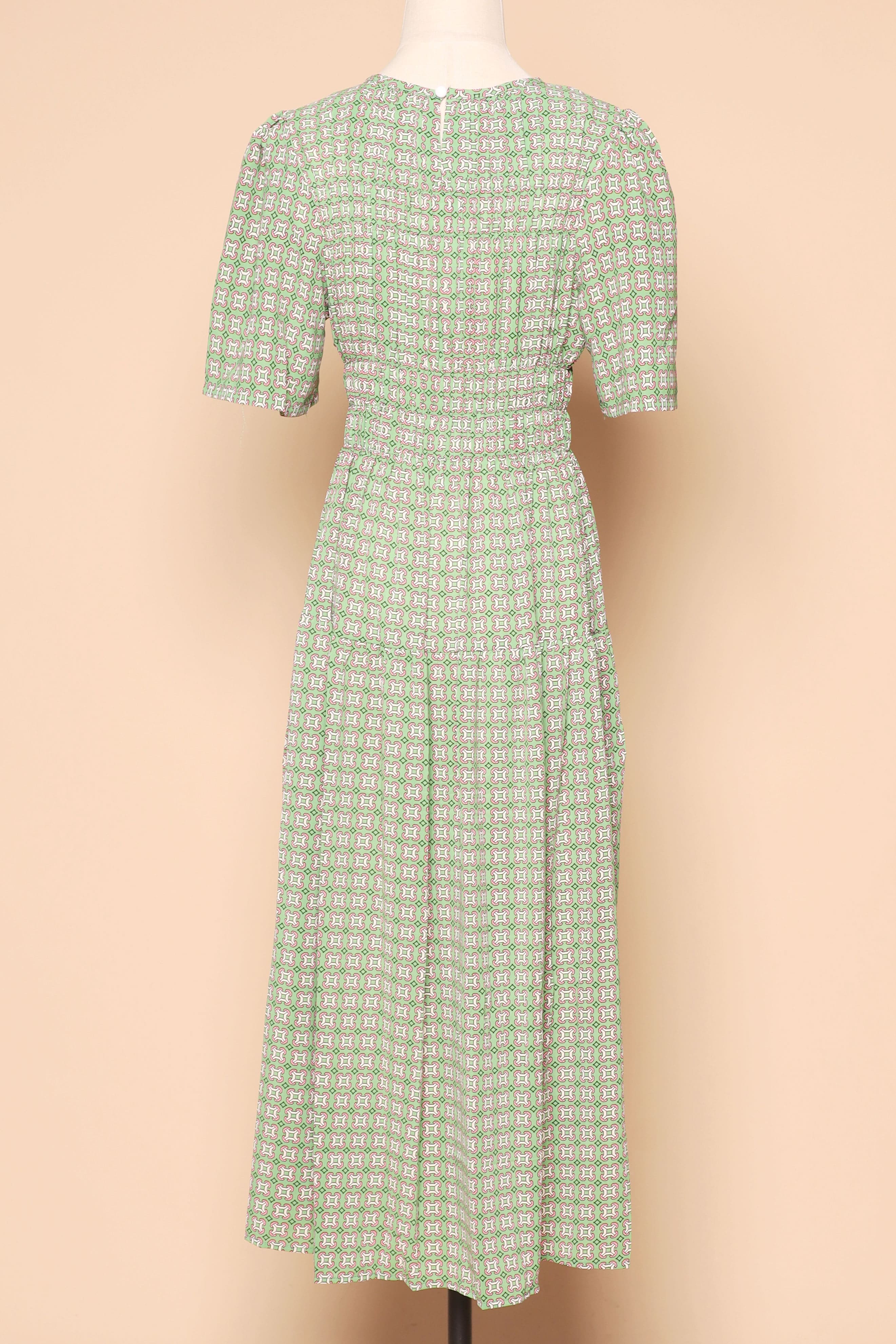 PO - Astha Dress in Green Pattern