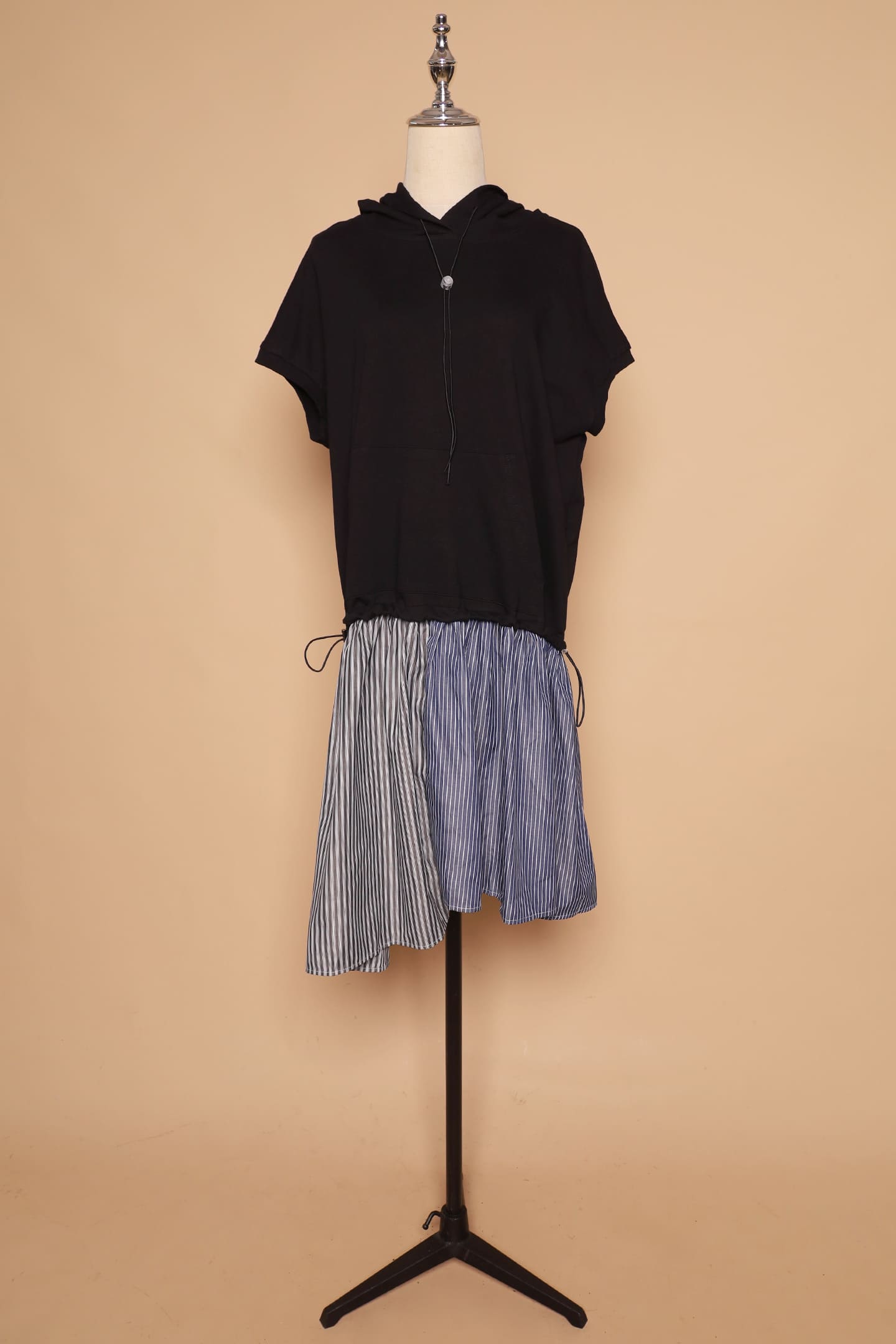 PO - Athena Stripes Hoodie Dress