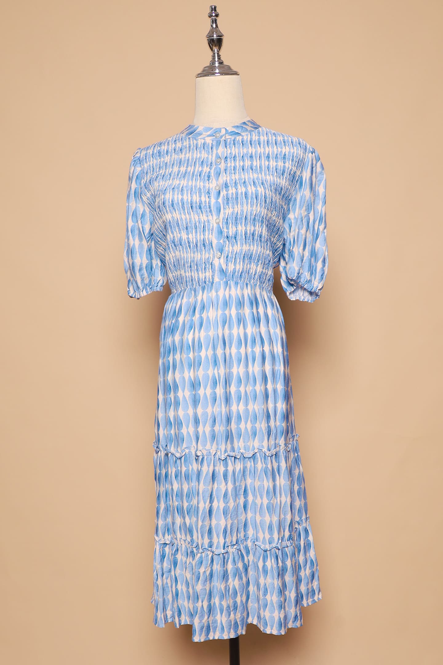 PO - Aurora Dress in Blue Whirl