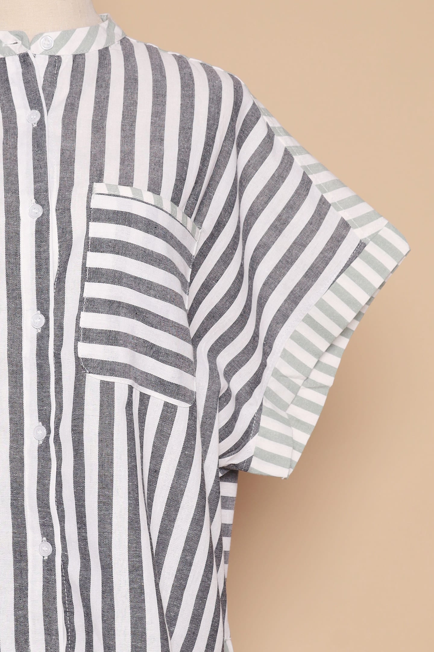PO - Averie Top in Blue Stripes