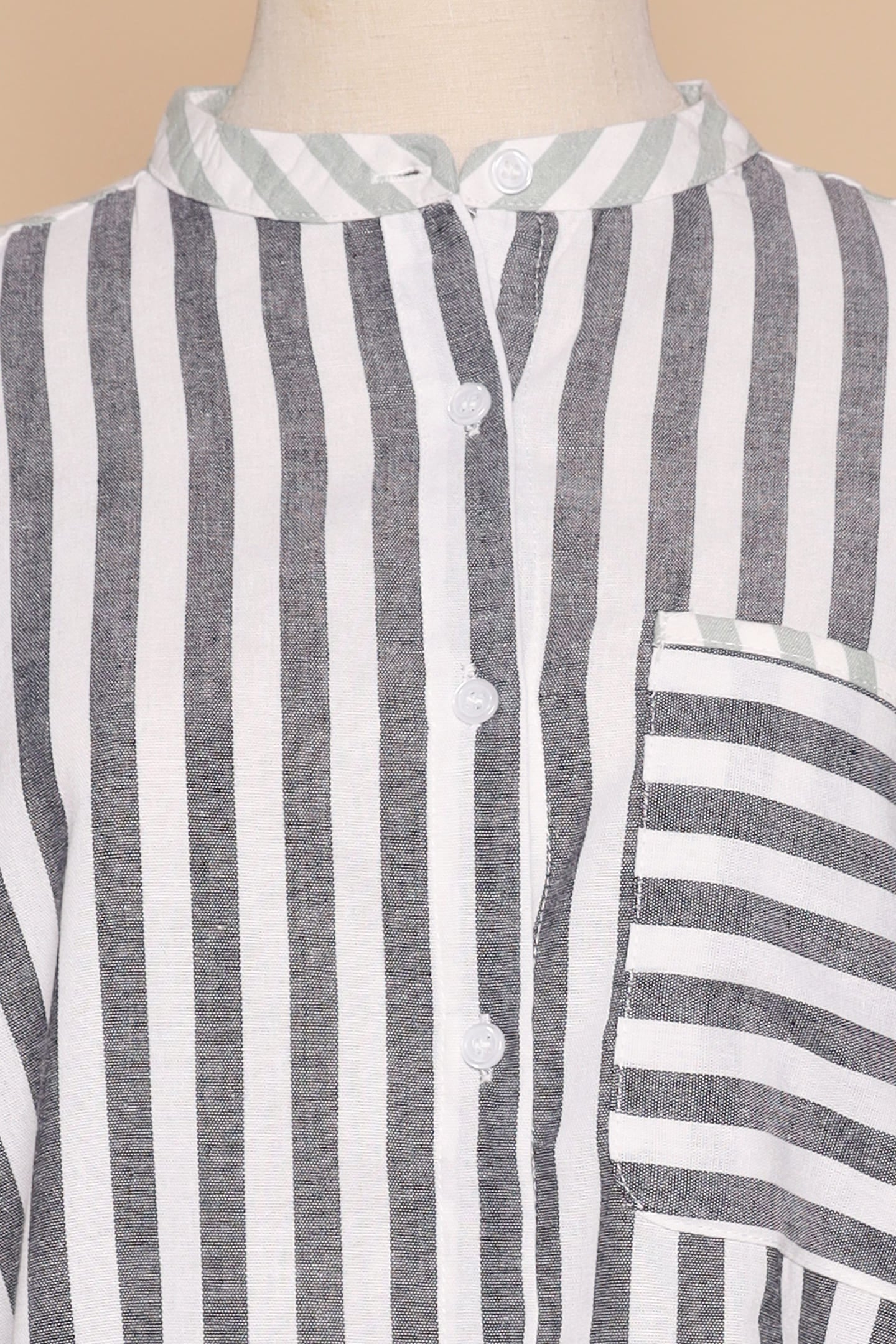 PO - Averie Top in Blue Stripes