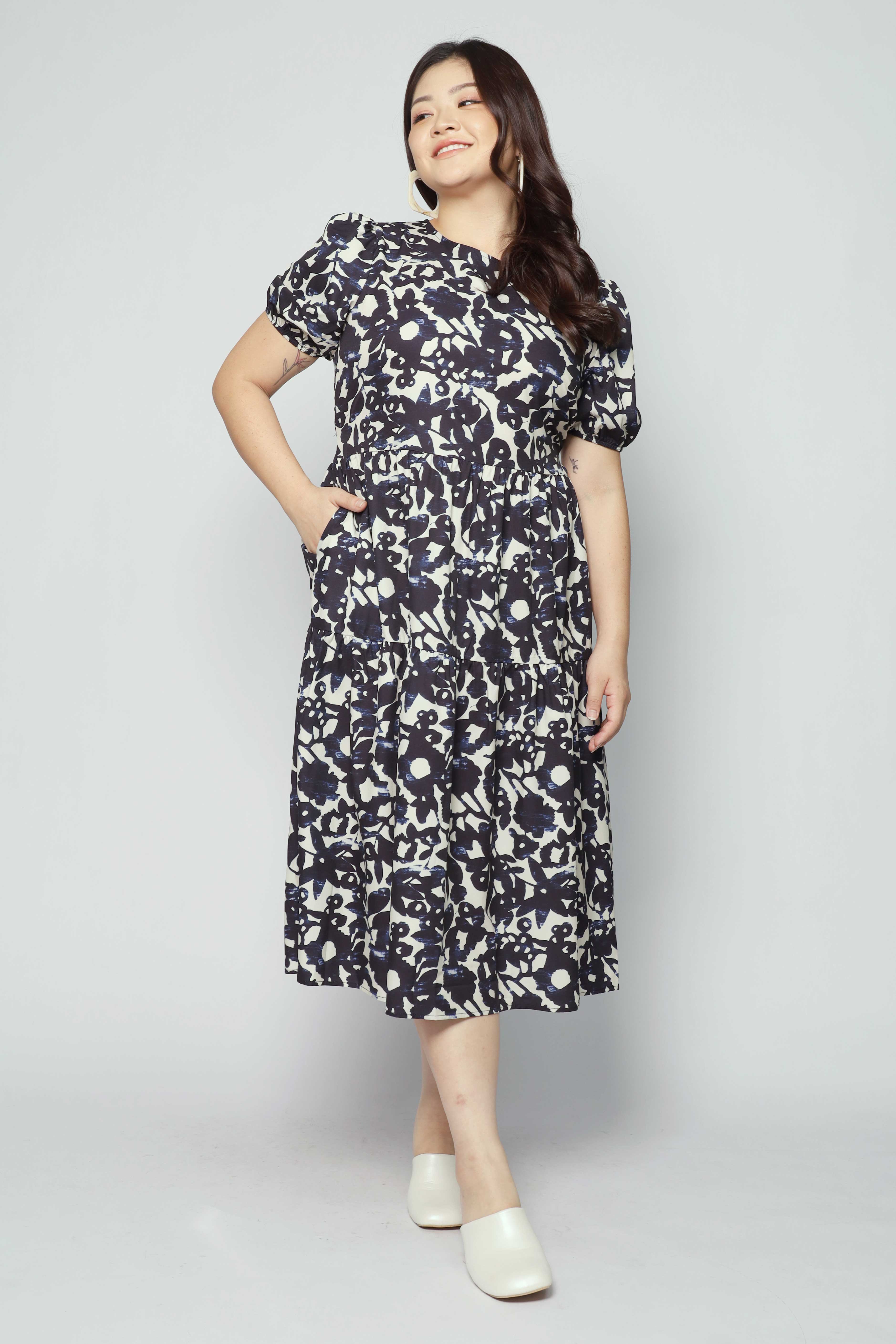 Avril Dress in Blue Yard