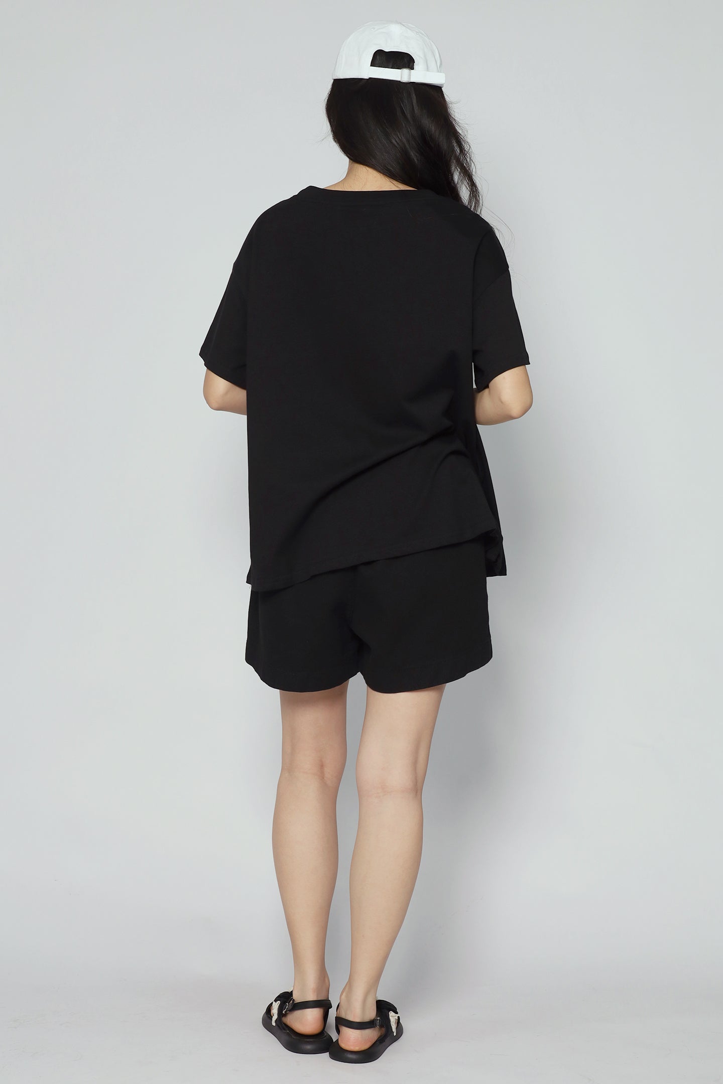 Baeri Rosette Top in Black