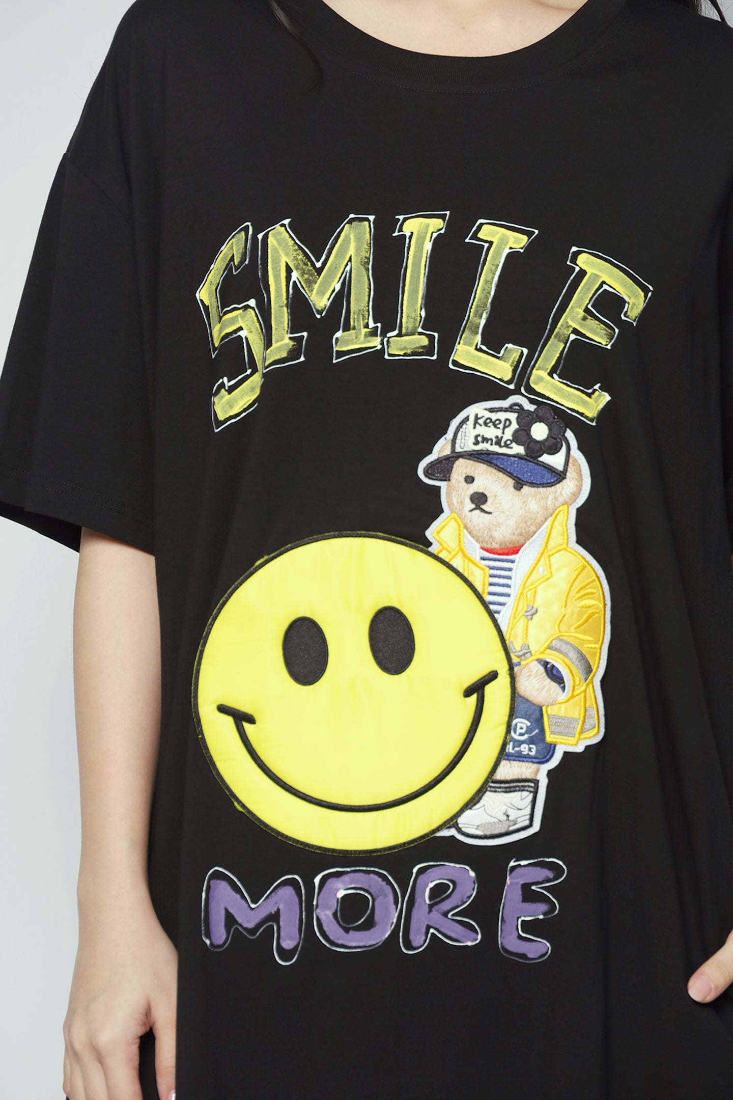 Bear Smile Tee Dress