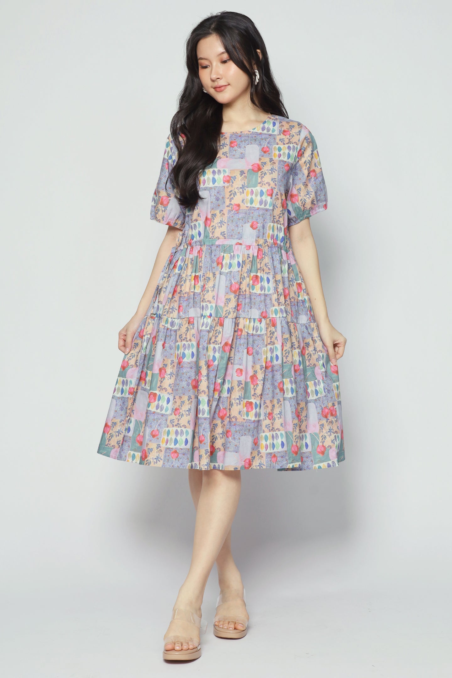 Backorders Bianco Dress in Sweet Cottage