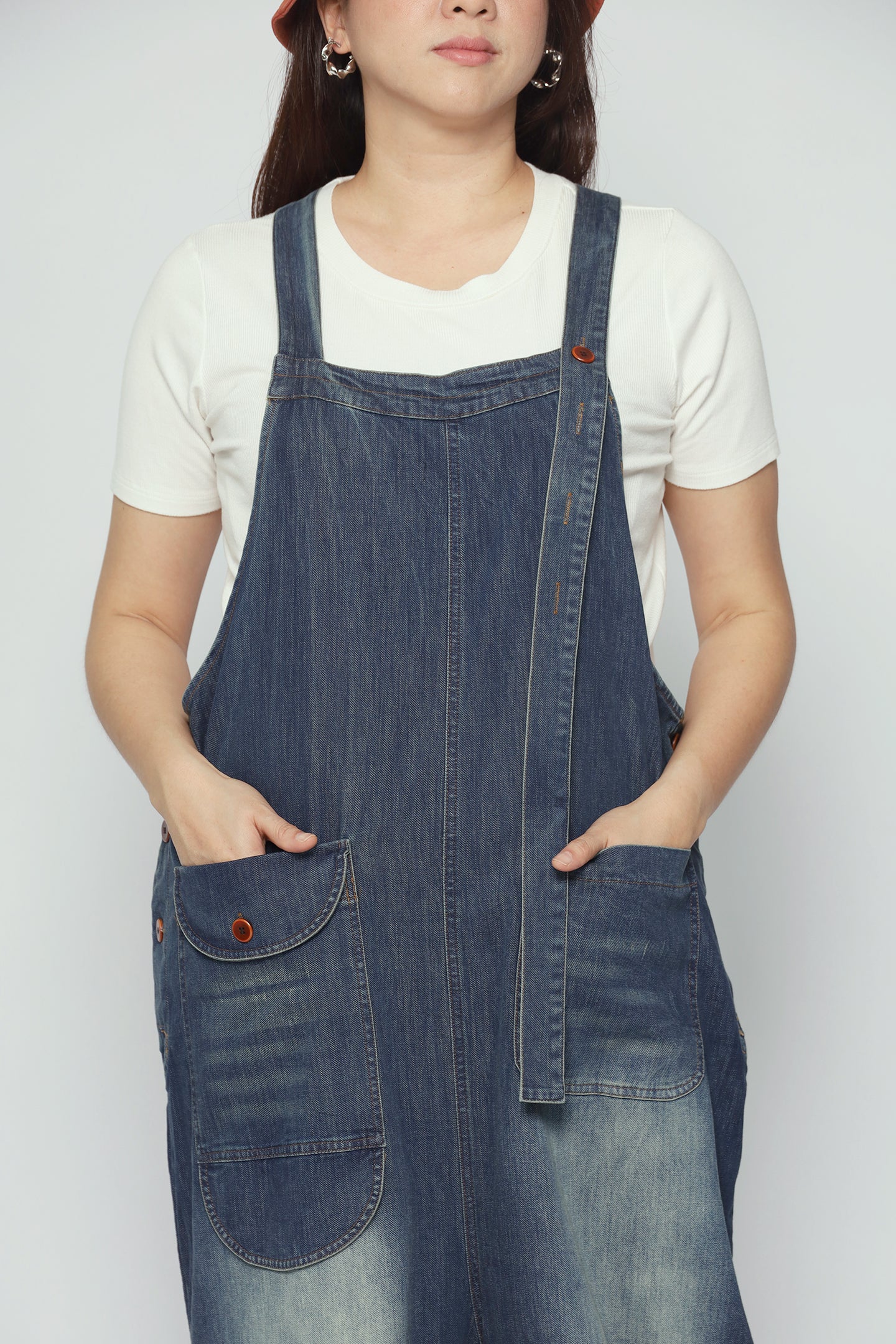 Blanc Denim Jumpsuit