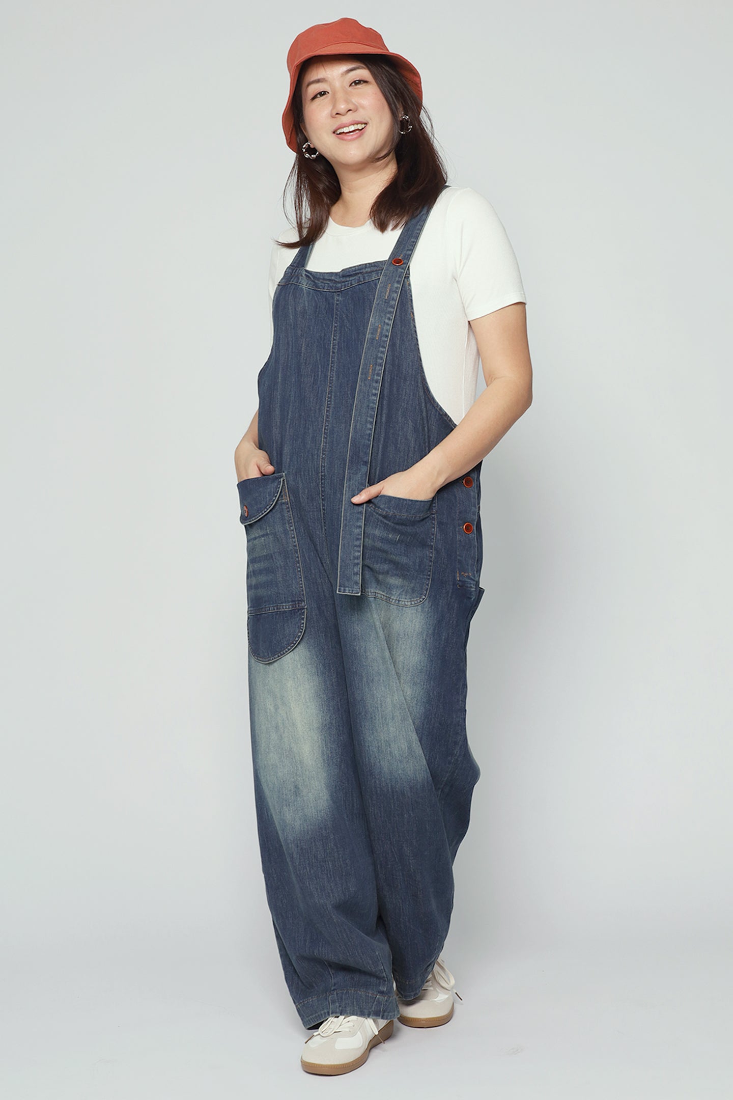 Blanc Denim Jumpsuit