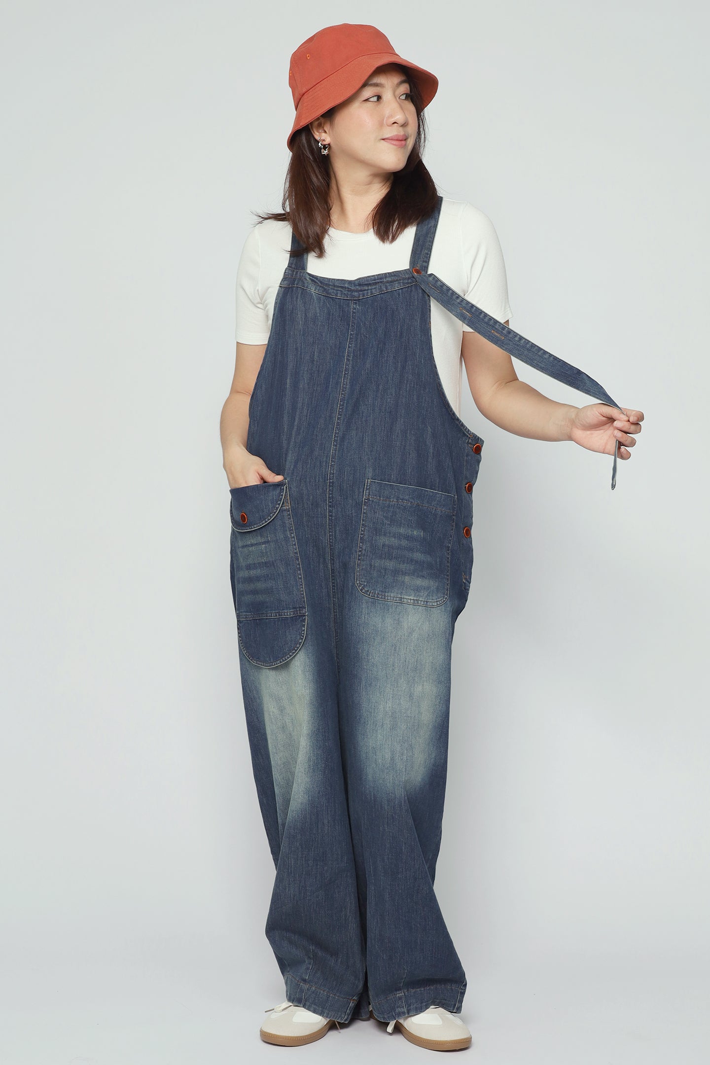 Blanc Denim Jumpsuit