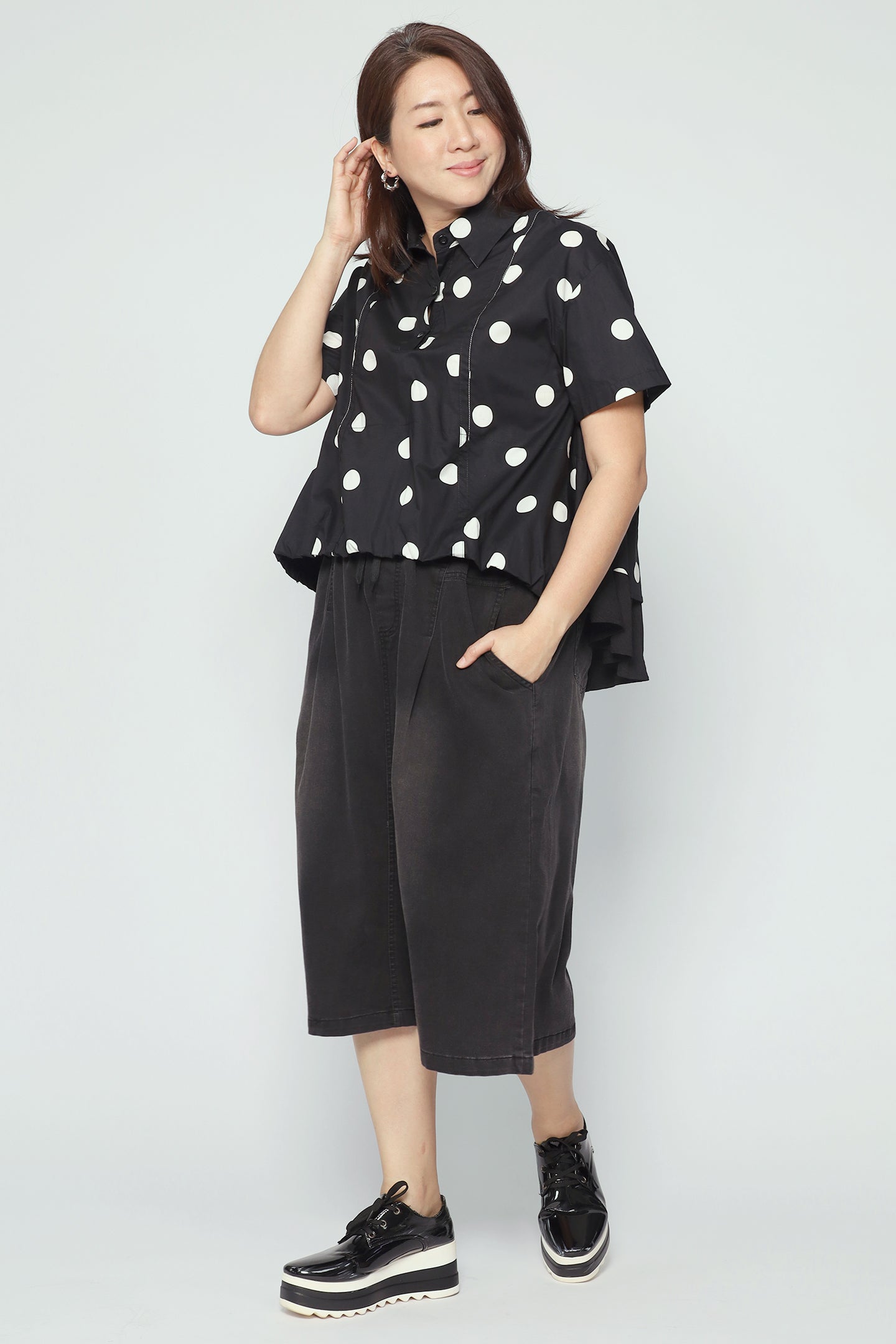 Bravina Polkadot Top