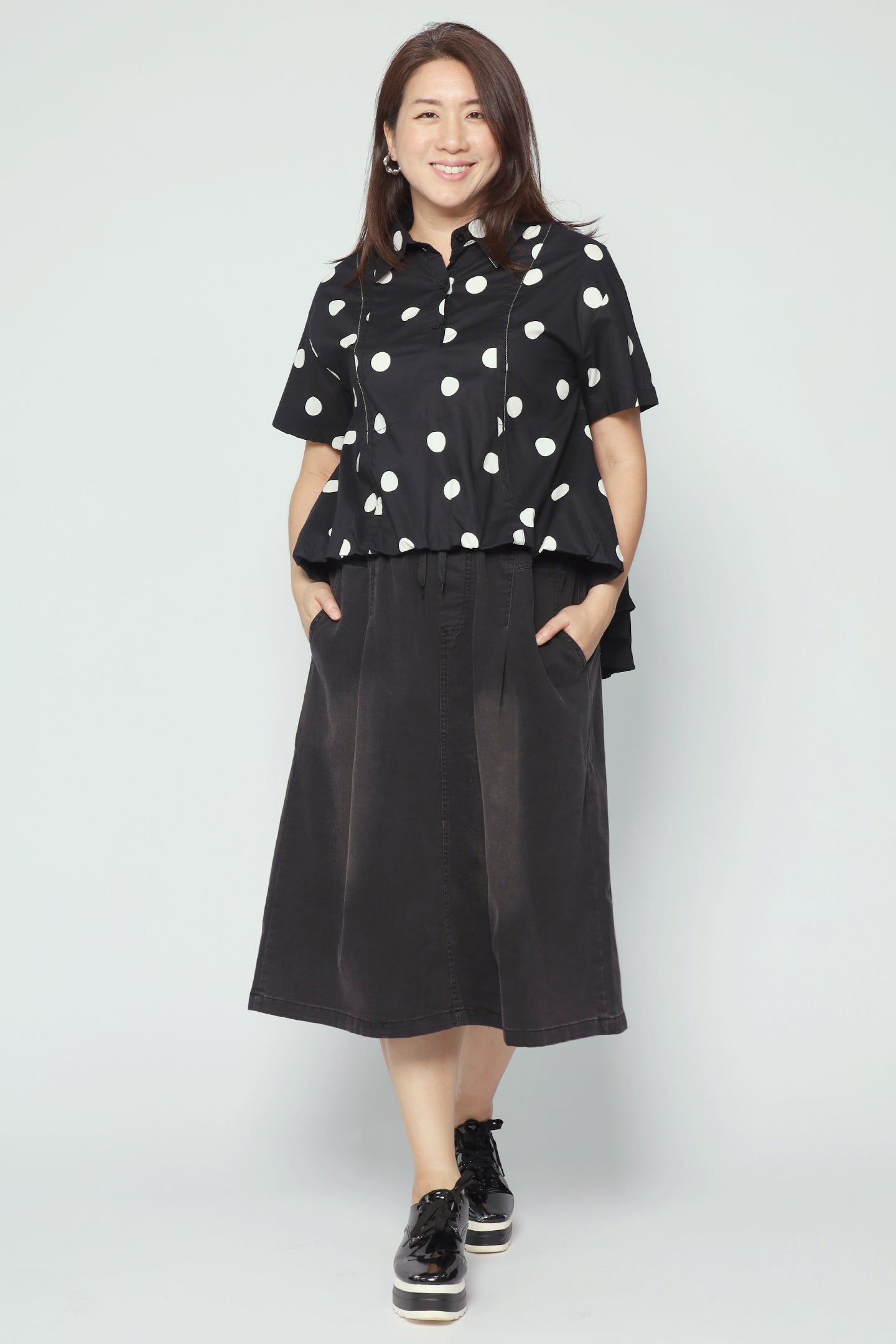 Bravina Polkadot Top