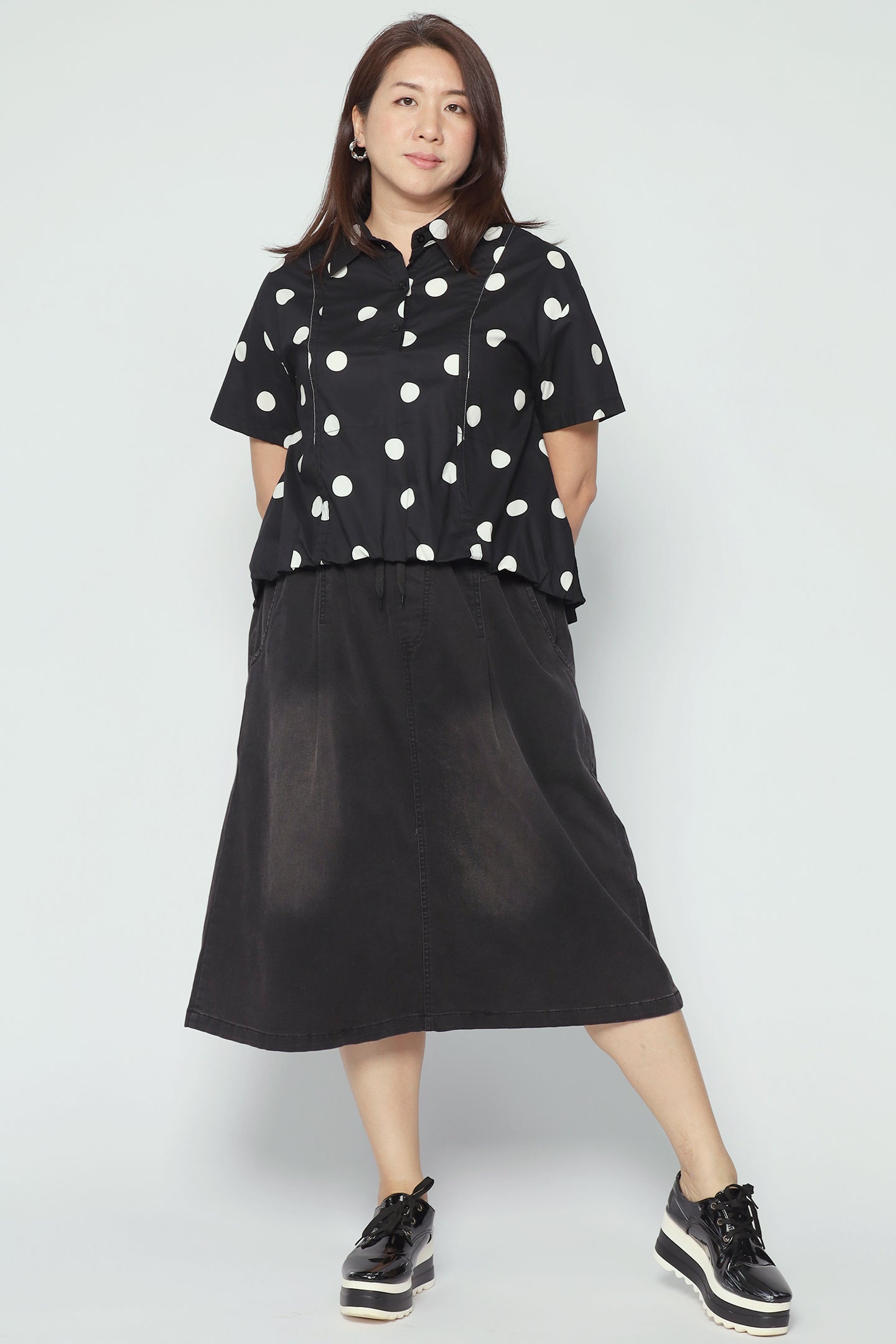 Bravina Polkadot Top